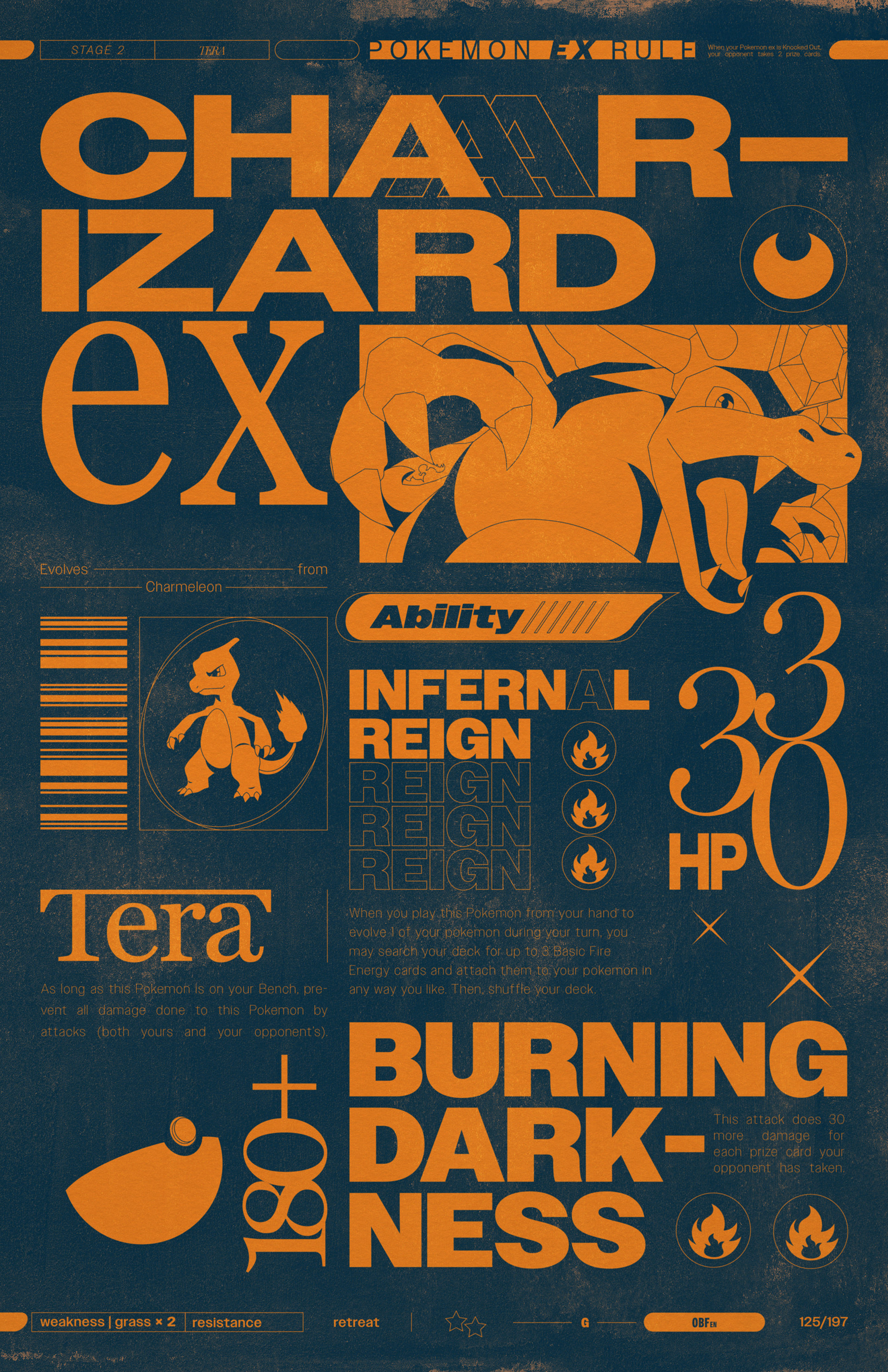 Charizard EX Poster