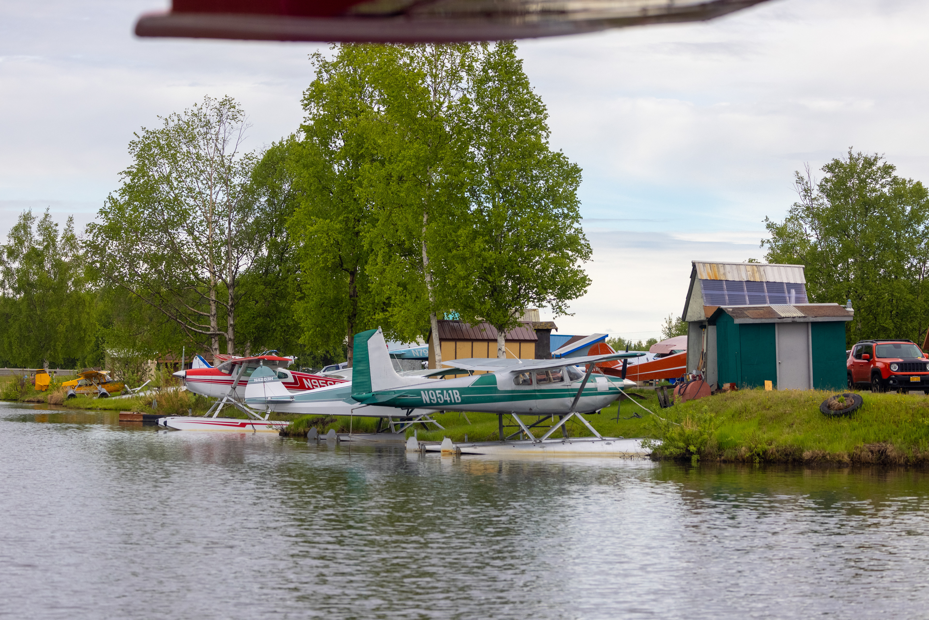 Takeoff from Lake Hood Base