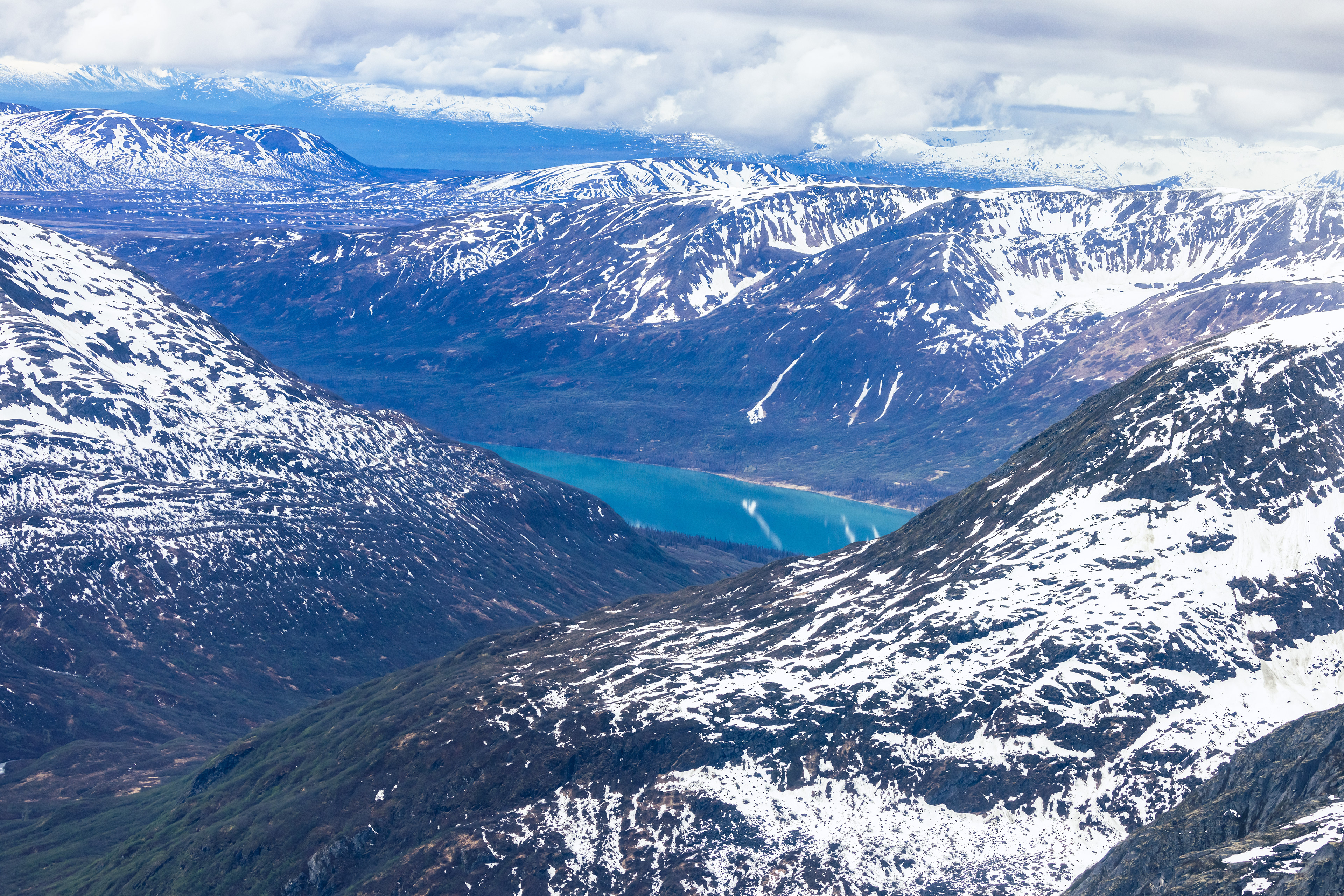 A glacial lake we can land on?