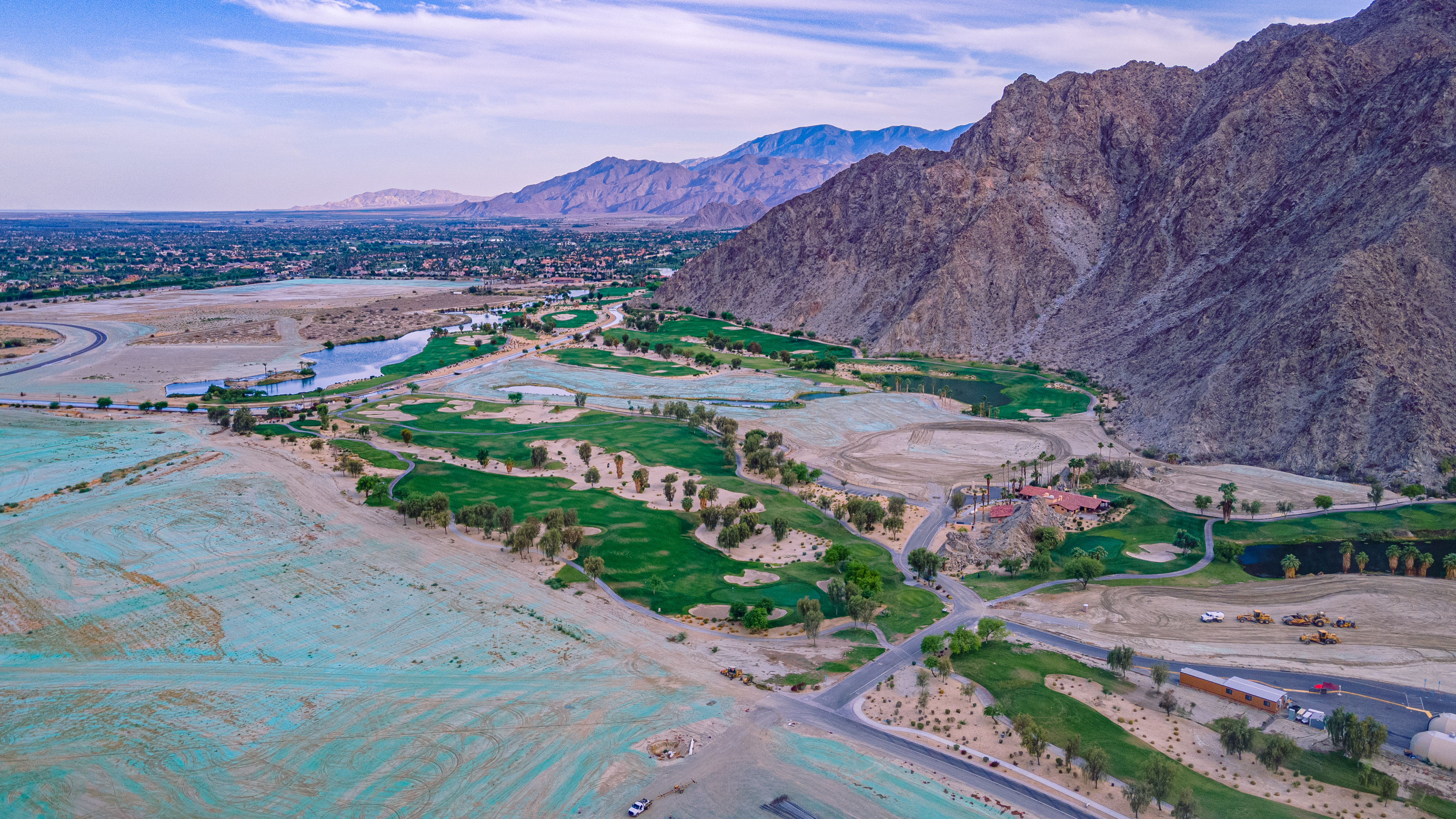 Construction of the Talus Resort. La Quinta, California
