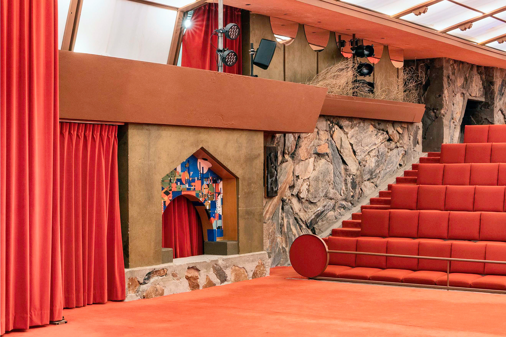 Pavilion Puppet Theatre. Taliesin West. Scottsdale