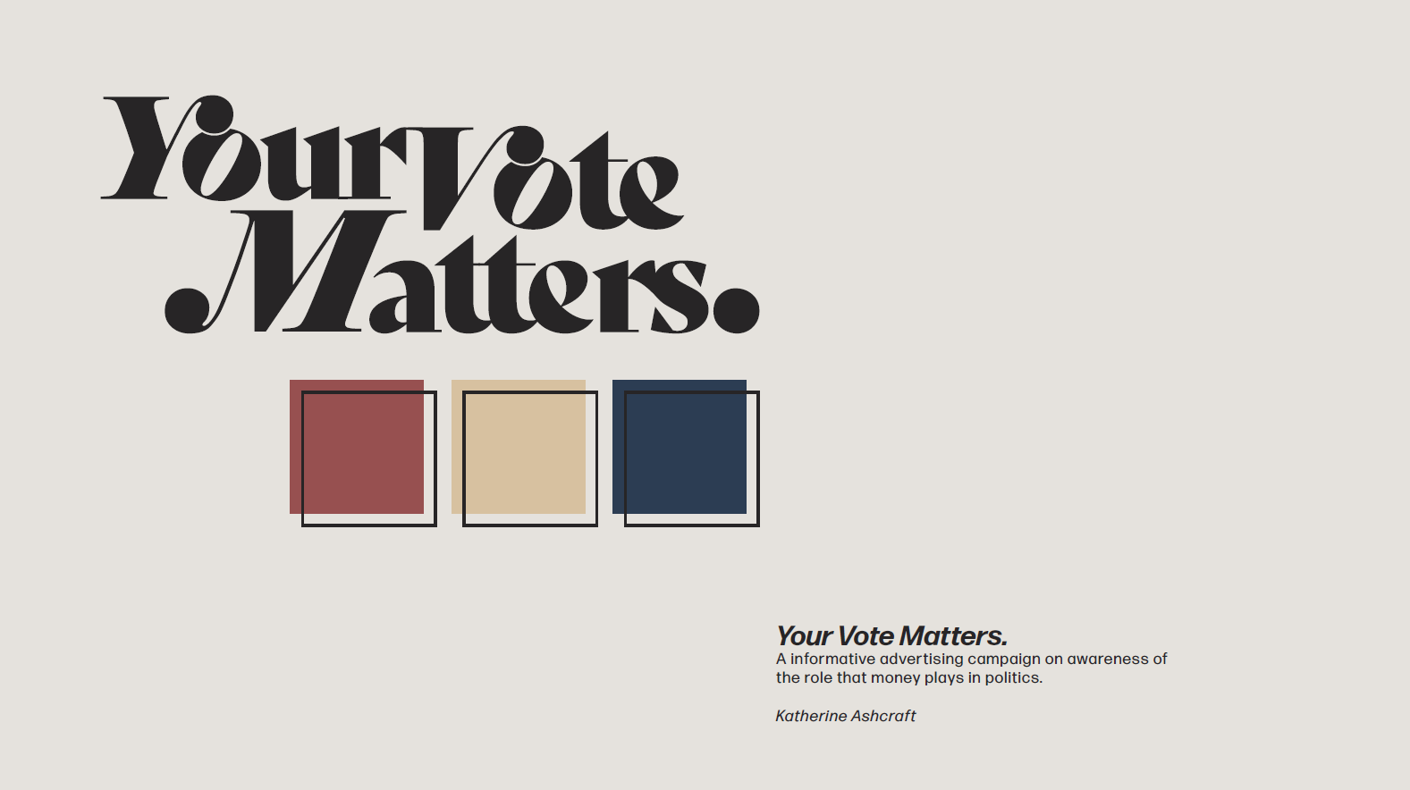 Your Vote Matters - Logo