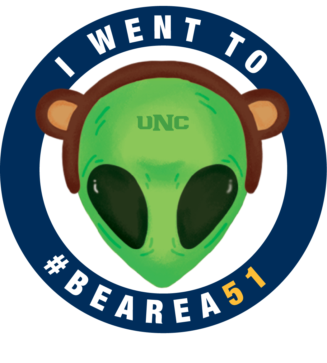 BEAREA51 - Alien Sticker