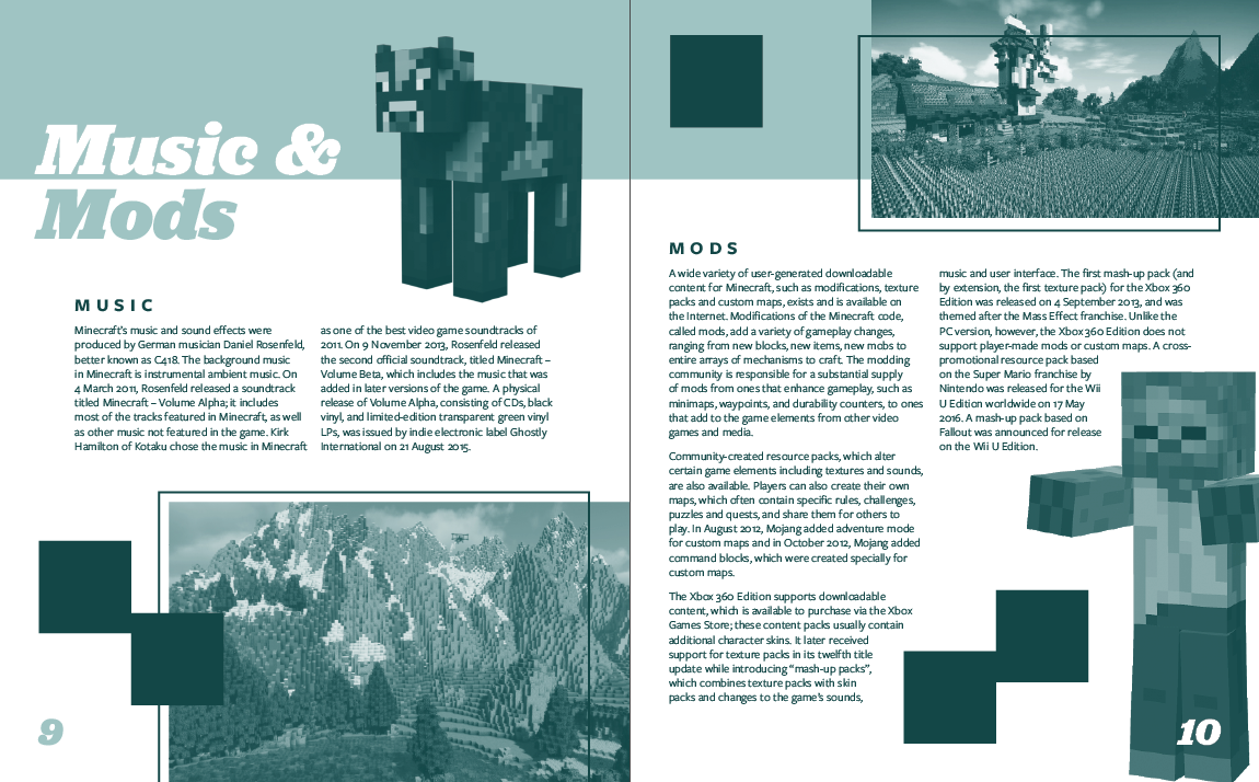 Minecraft Booklet - Spread 3