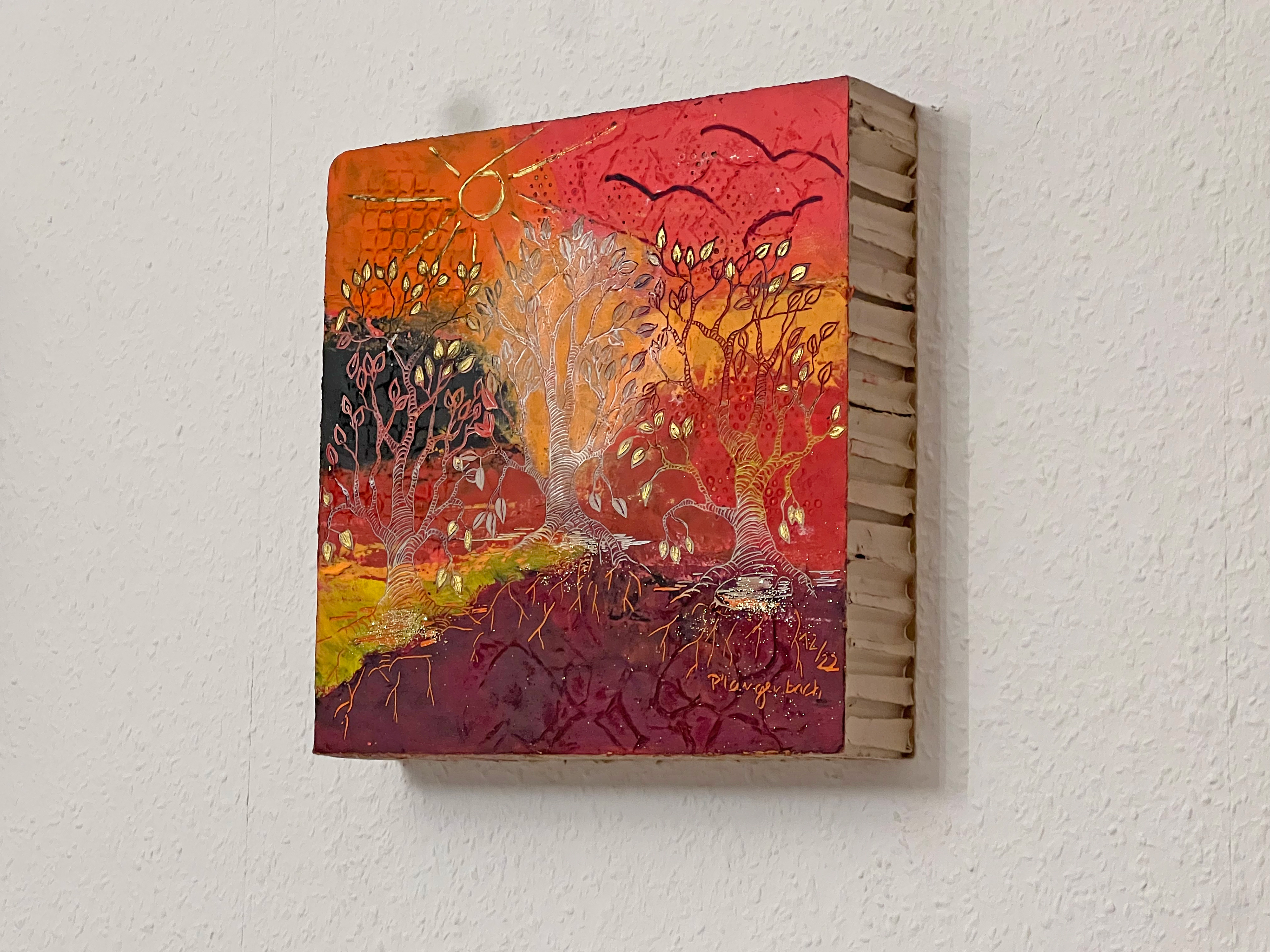 Lamellenkarton - Seitenansicht