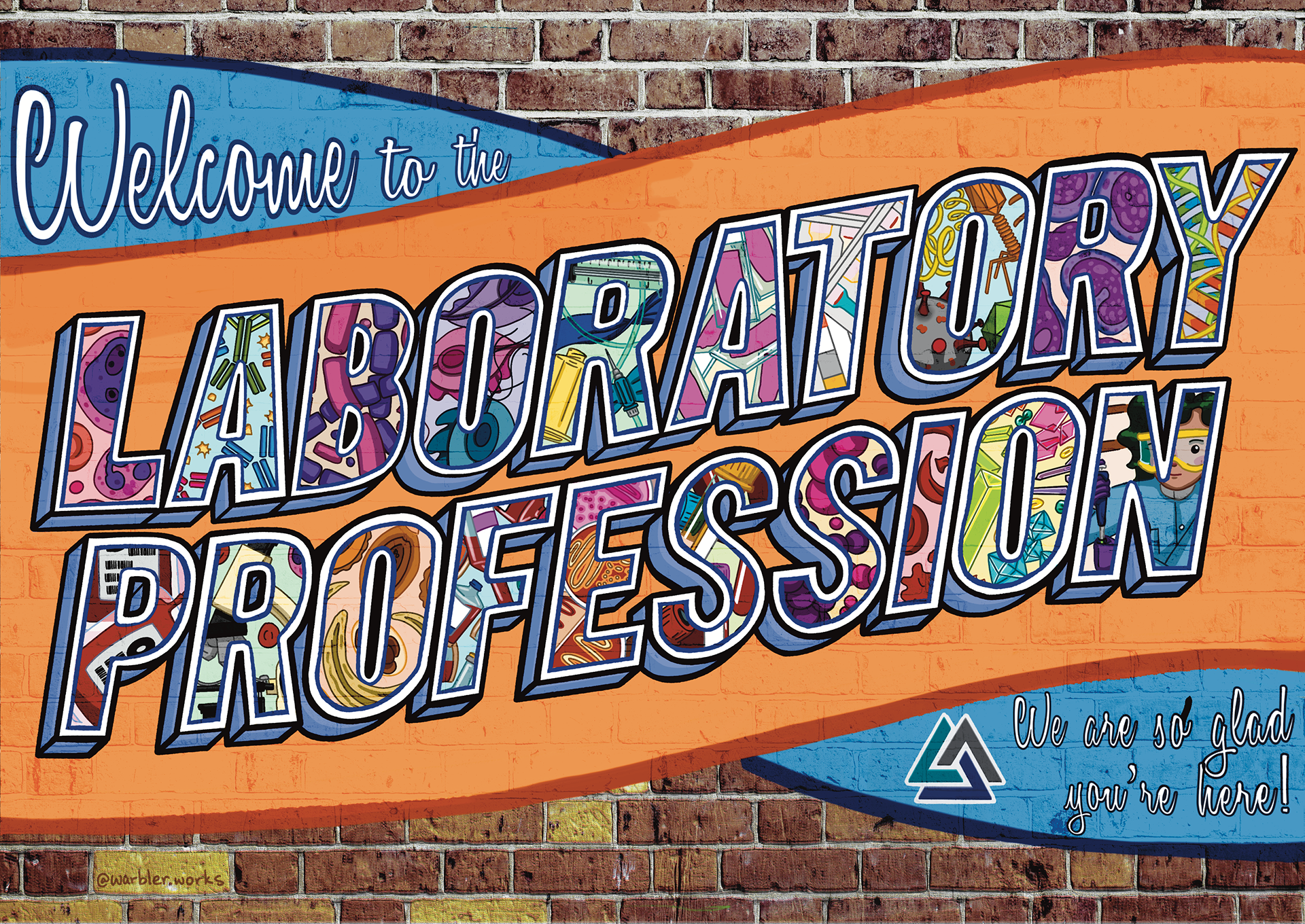 Welcome postcard for newly certified lab folks