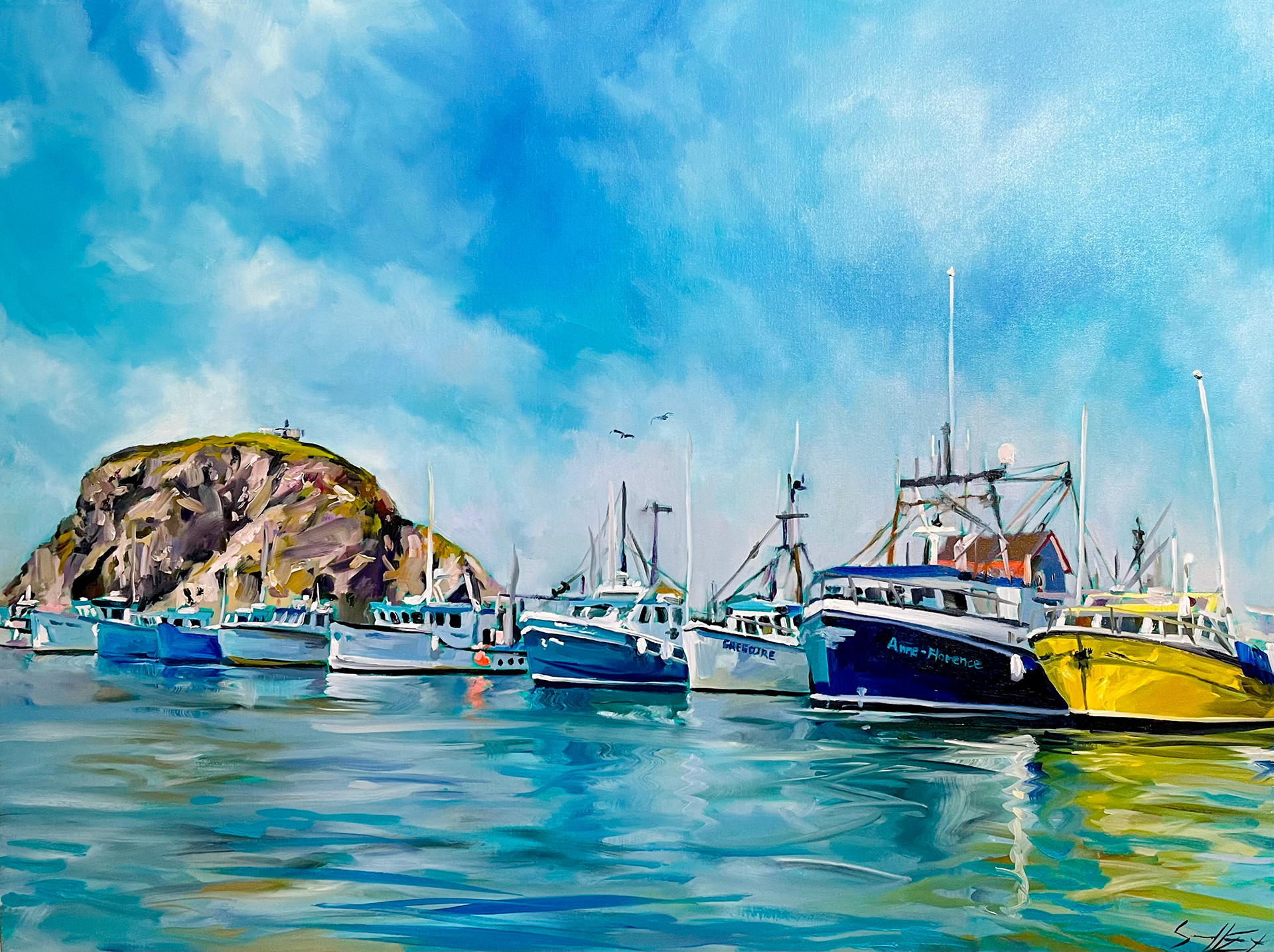 Cap-aux-meules 30’’ x 40’’ Huile 2023