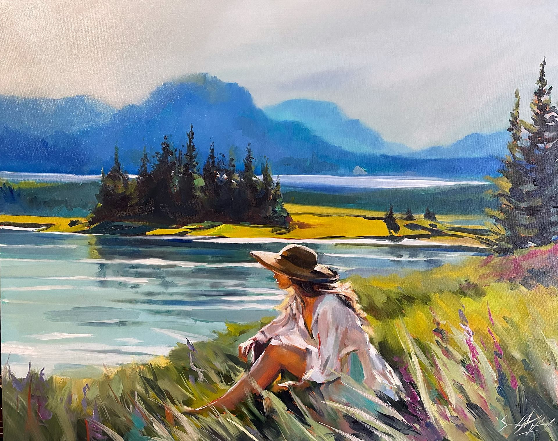 Bohème Bicoise 24’’ x 30’’ Huile 2024