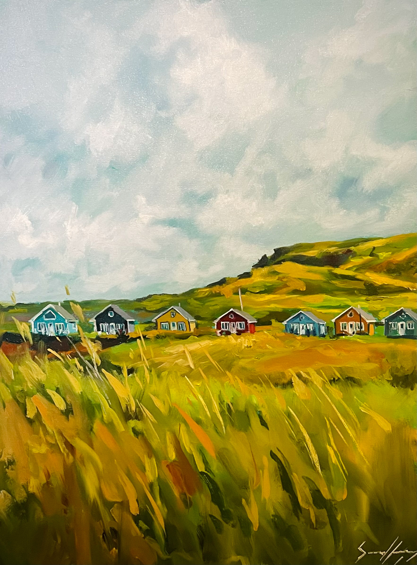 Dune-Du-Sud 18’’ x 24’’ Huile 2024