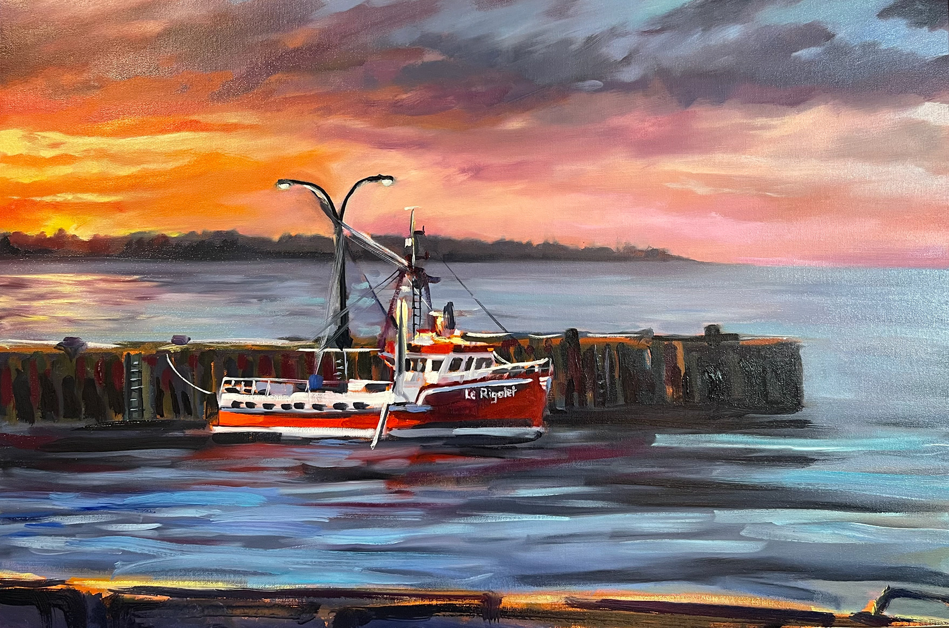 Le Rigolet 20’’ x 30’’ Huile 2024