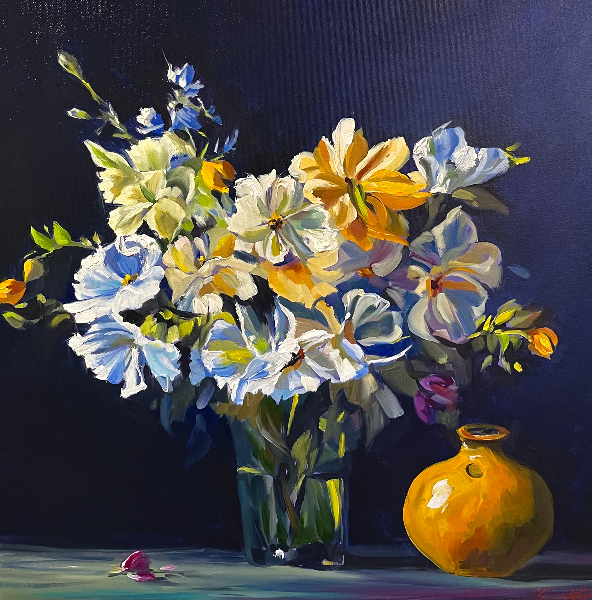 Le vase 20’’ x 20’’ Huile 2023