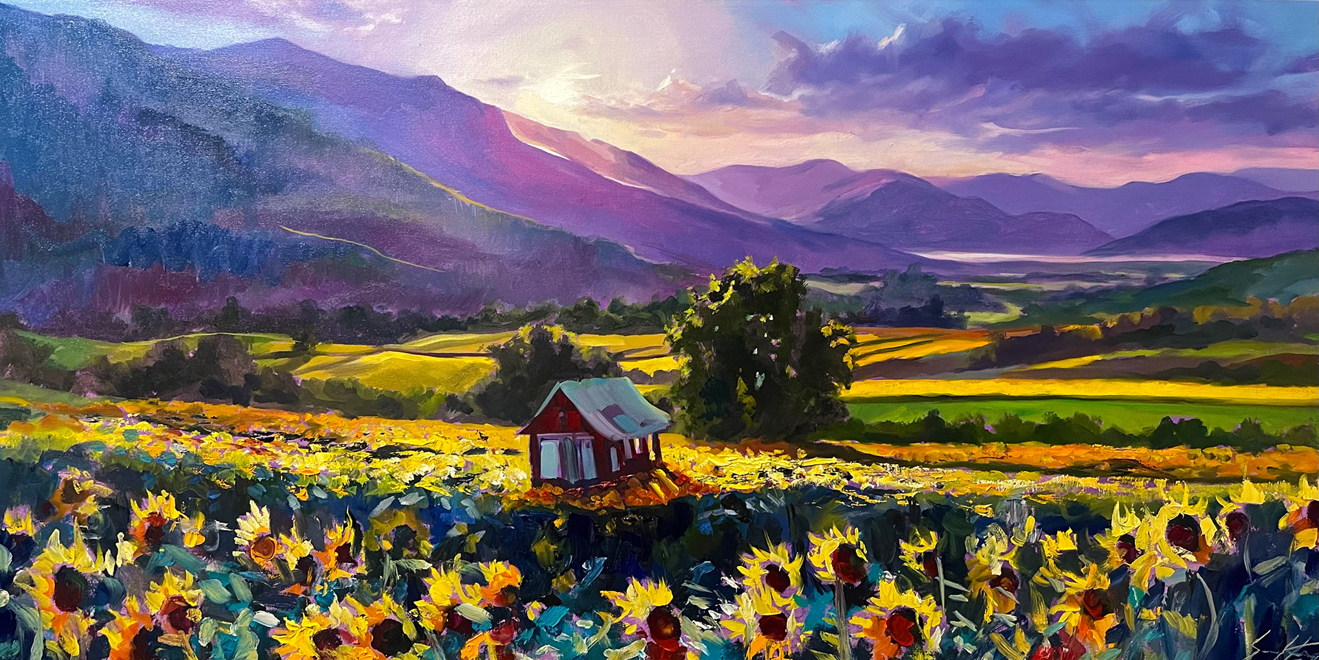 Morning Dew 24’’ x 48’’ Huile 2023