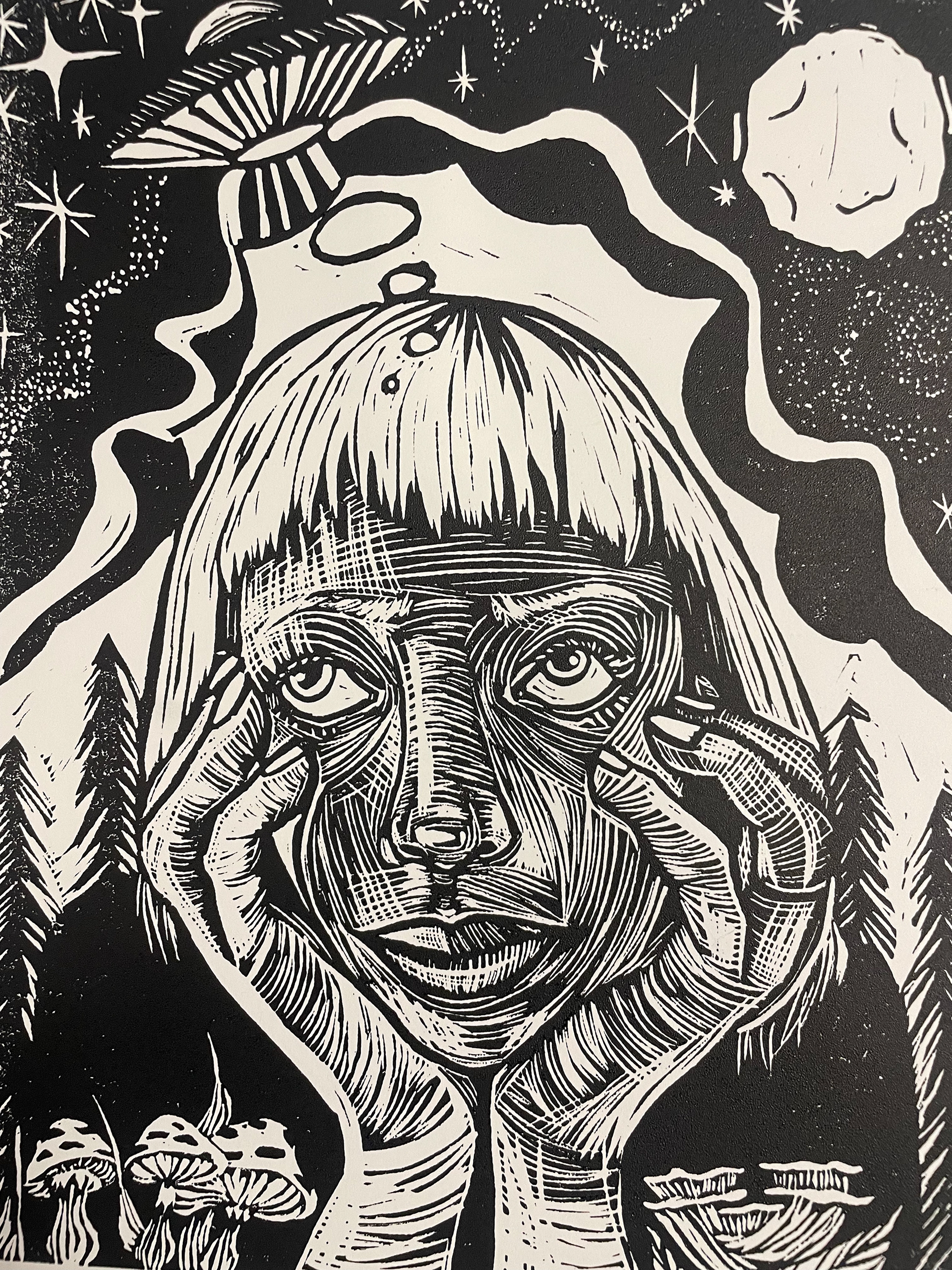 Linocut Relief, 2024