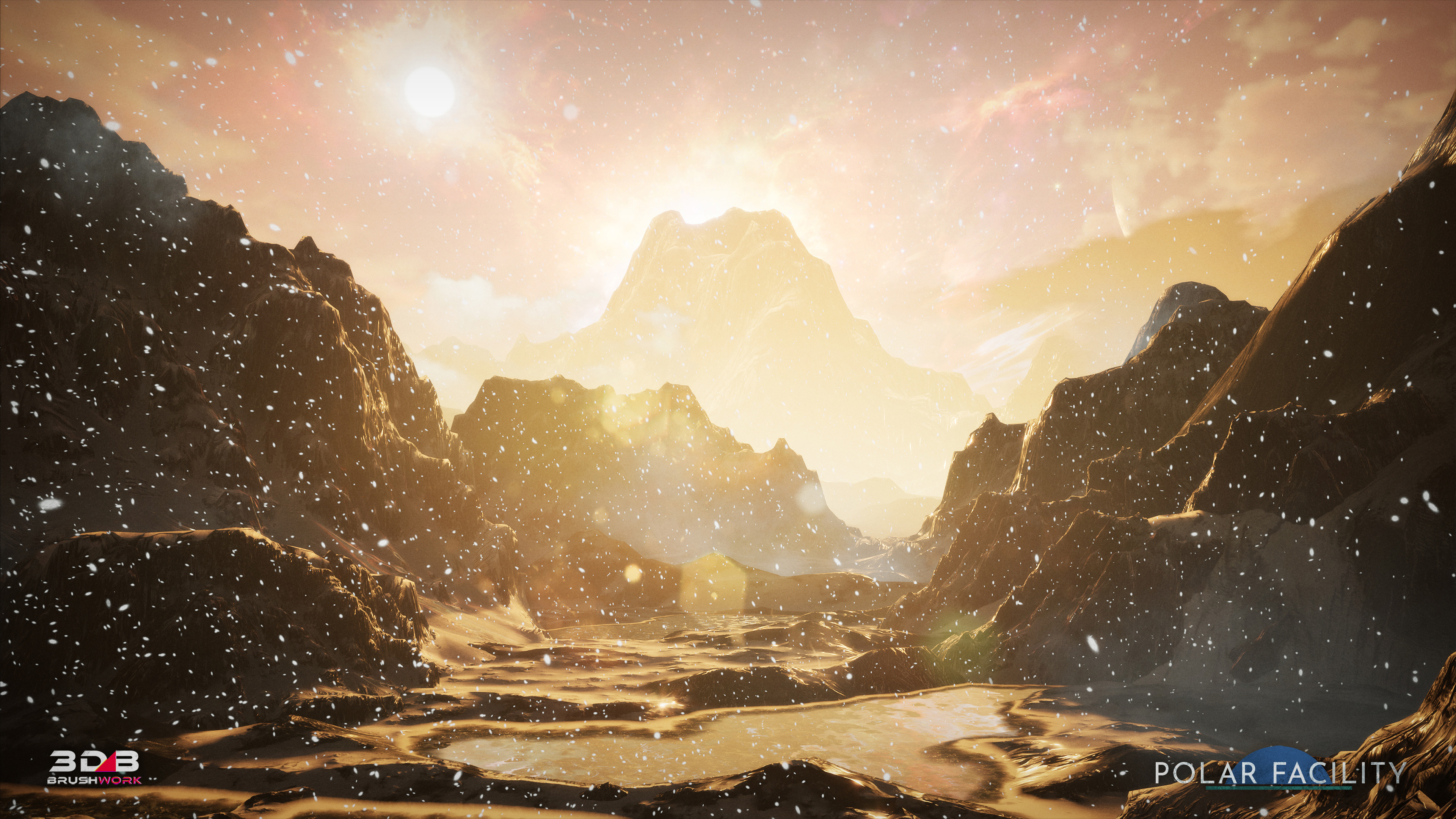Mountain range vista