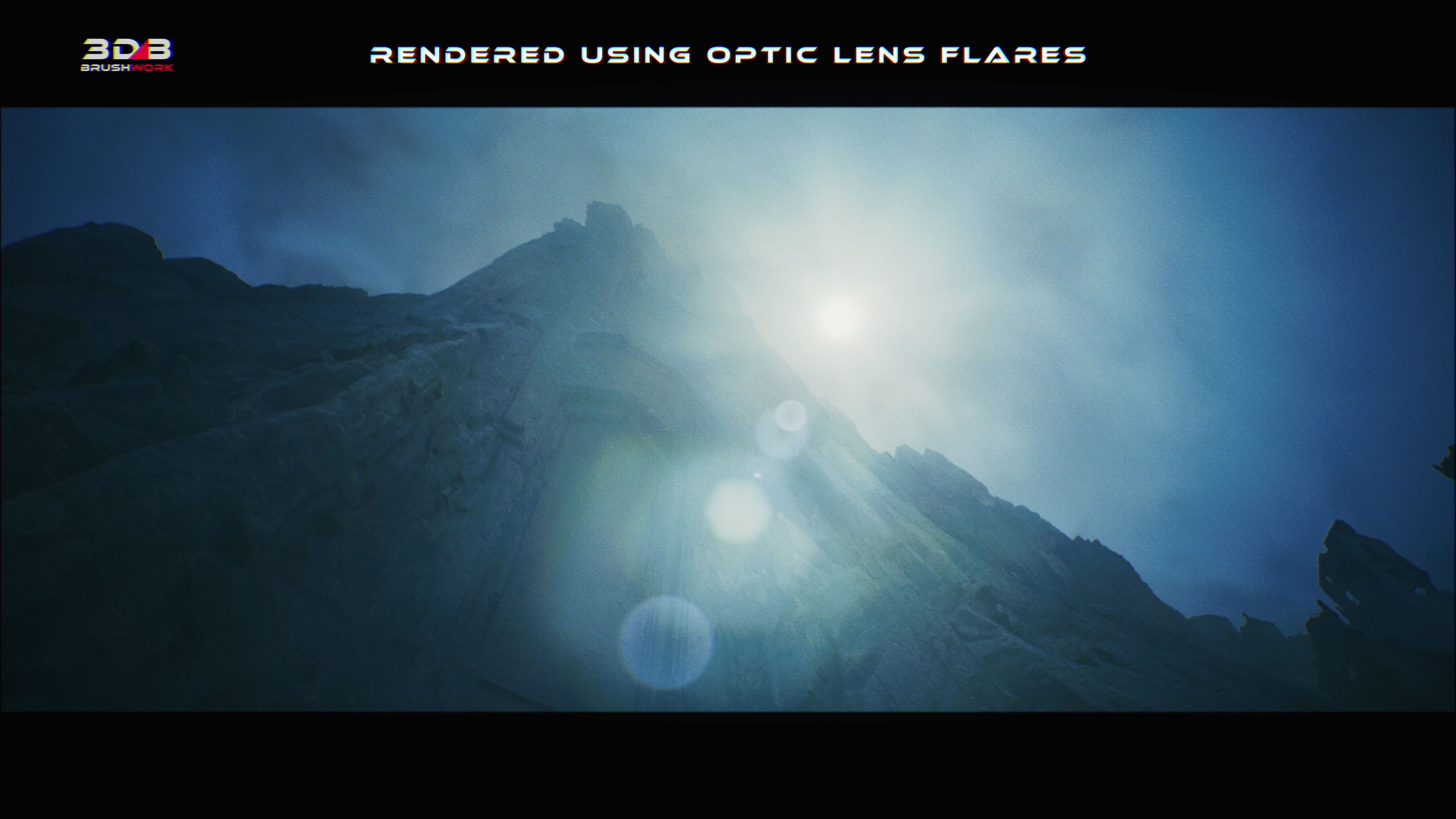 Dramatic sun flares