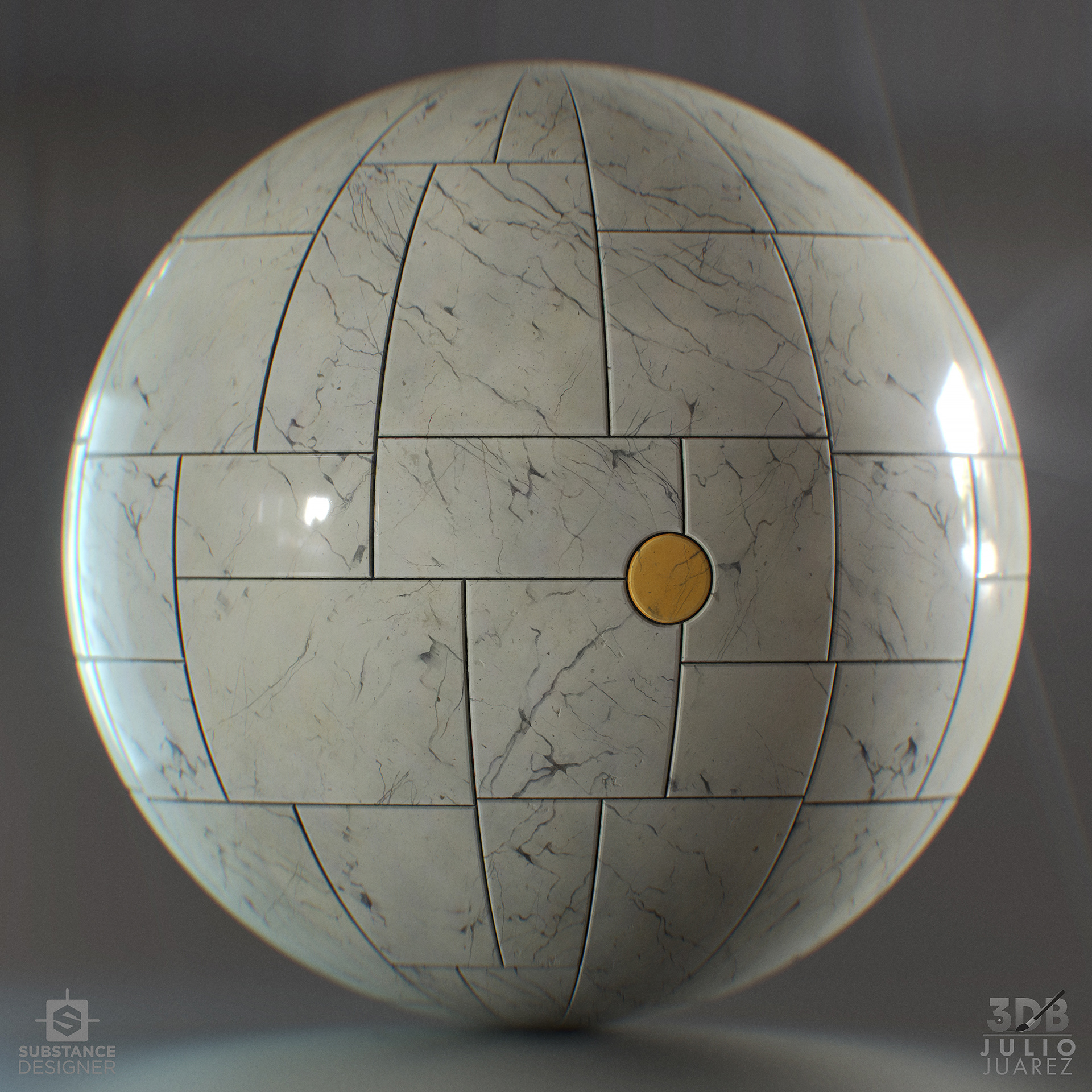 Sun dot marble material