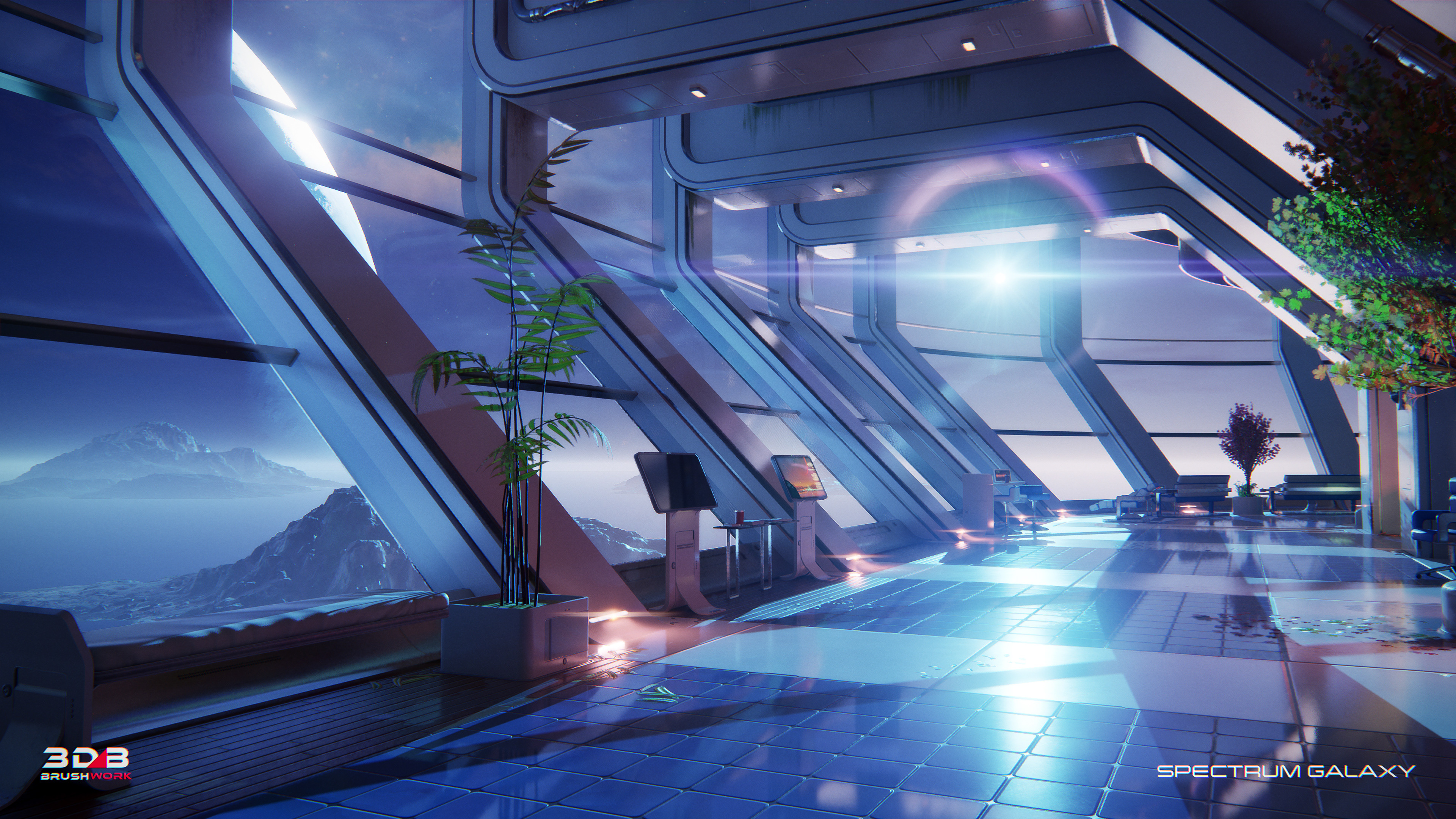The inner chamber consoles control security and ship operations