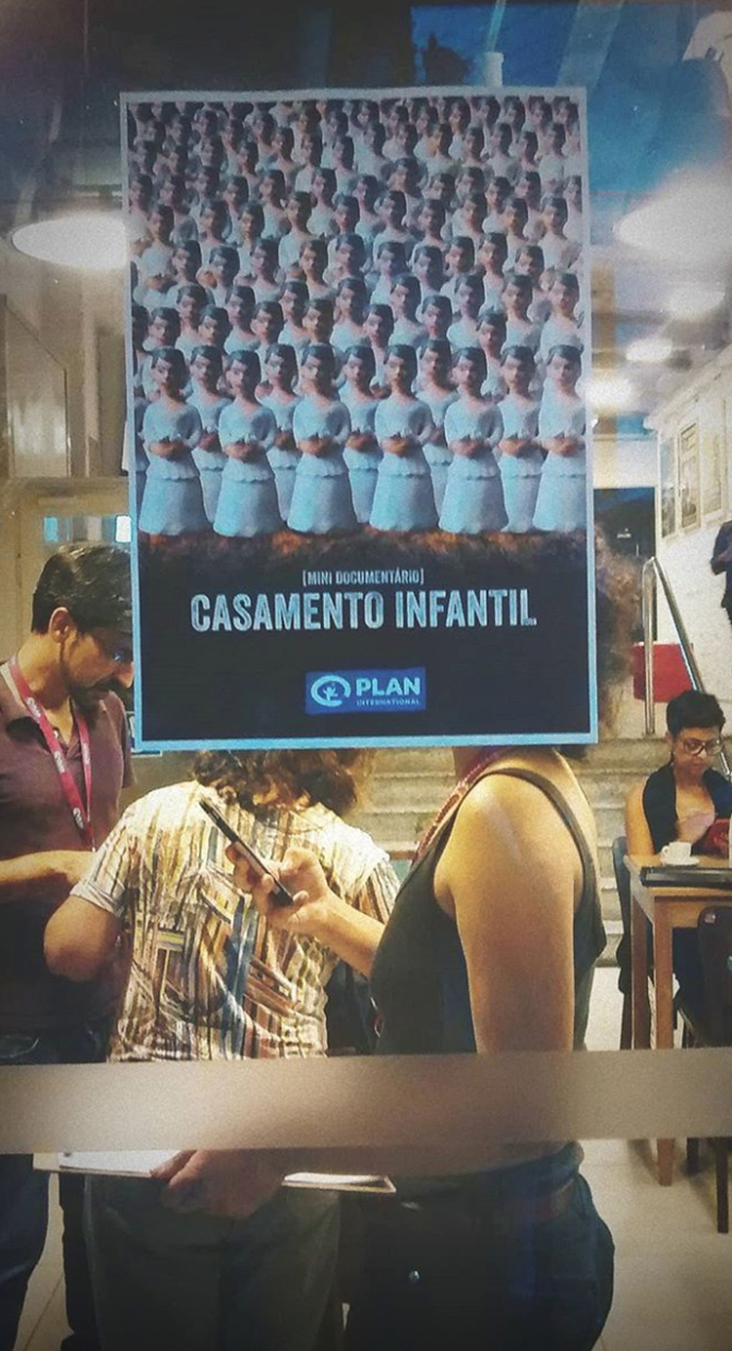 Printed campaign in cinemas.