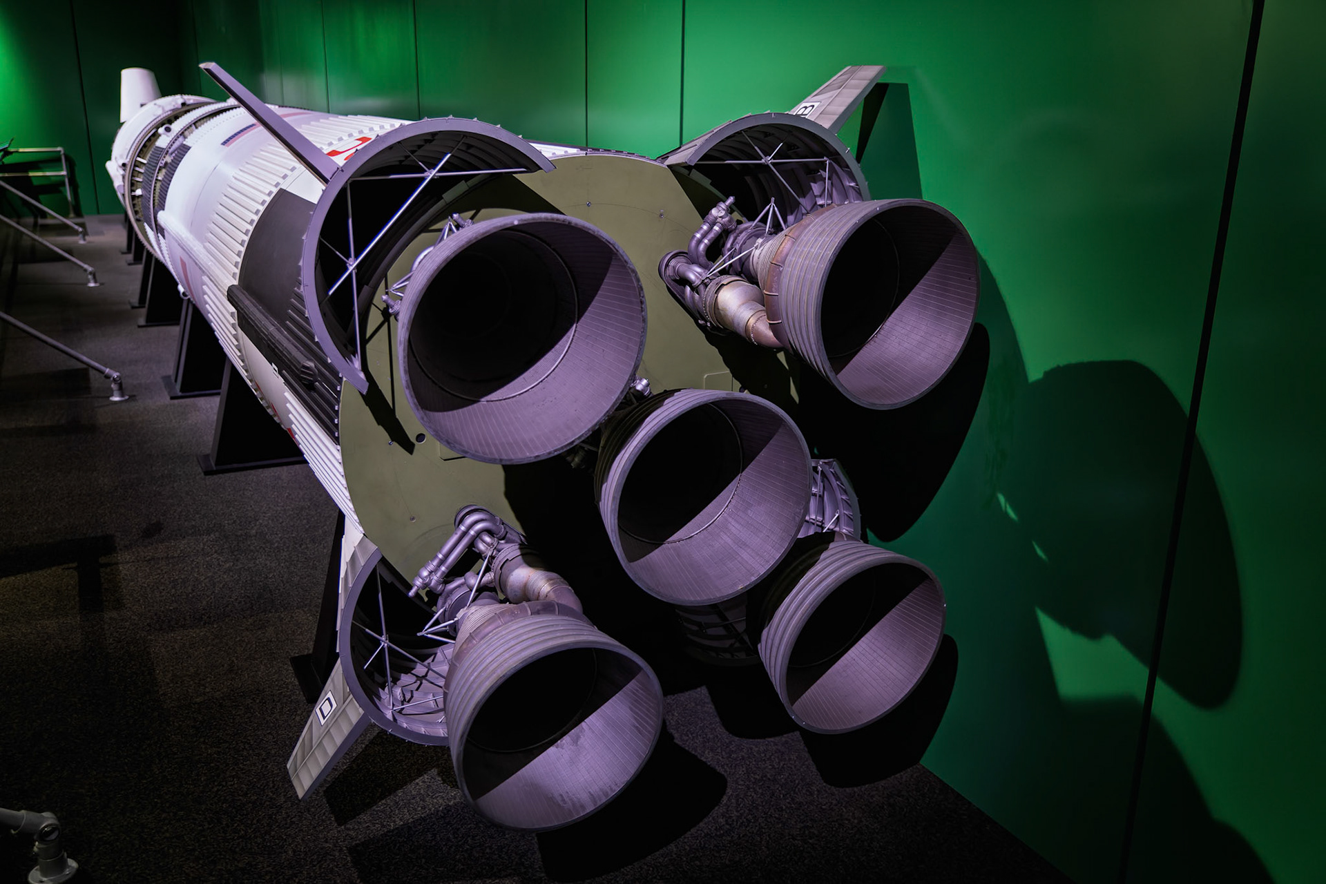 A display from the exhibition NASA – A Human Adventure' to celebrate the 50th anniversary of the Moon landing at the Queensland Museum, Australia