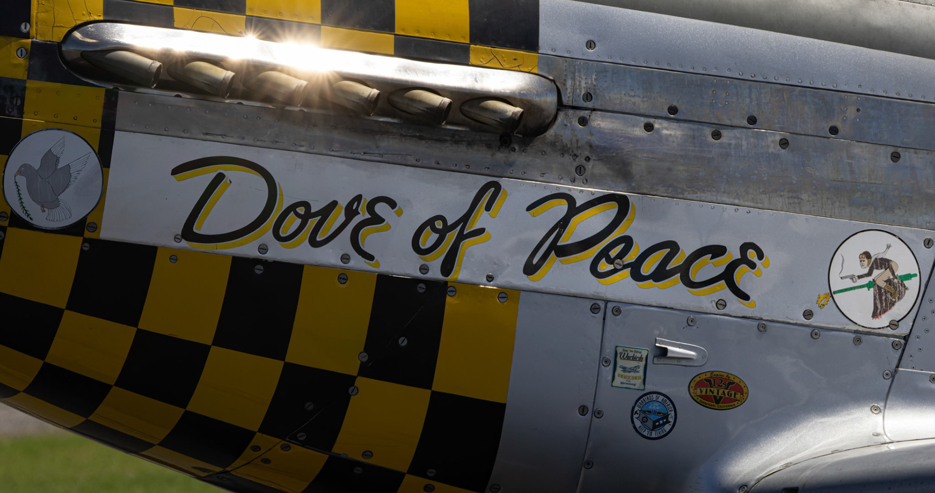 North America P51D from the Precison Fighters on display at the Shellharbour Airport, during the Airshows Downunder Shellharbour, New South Wales, Australia.