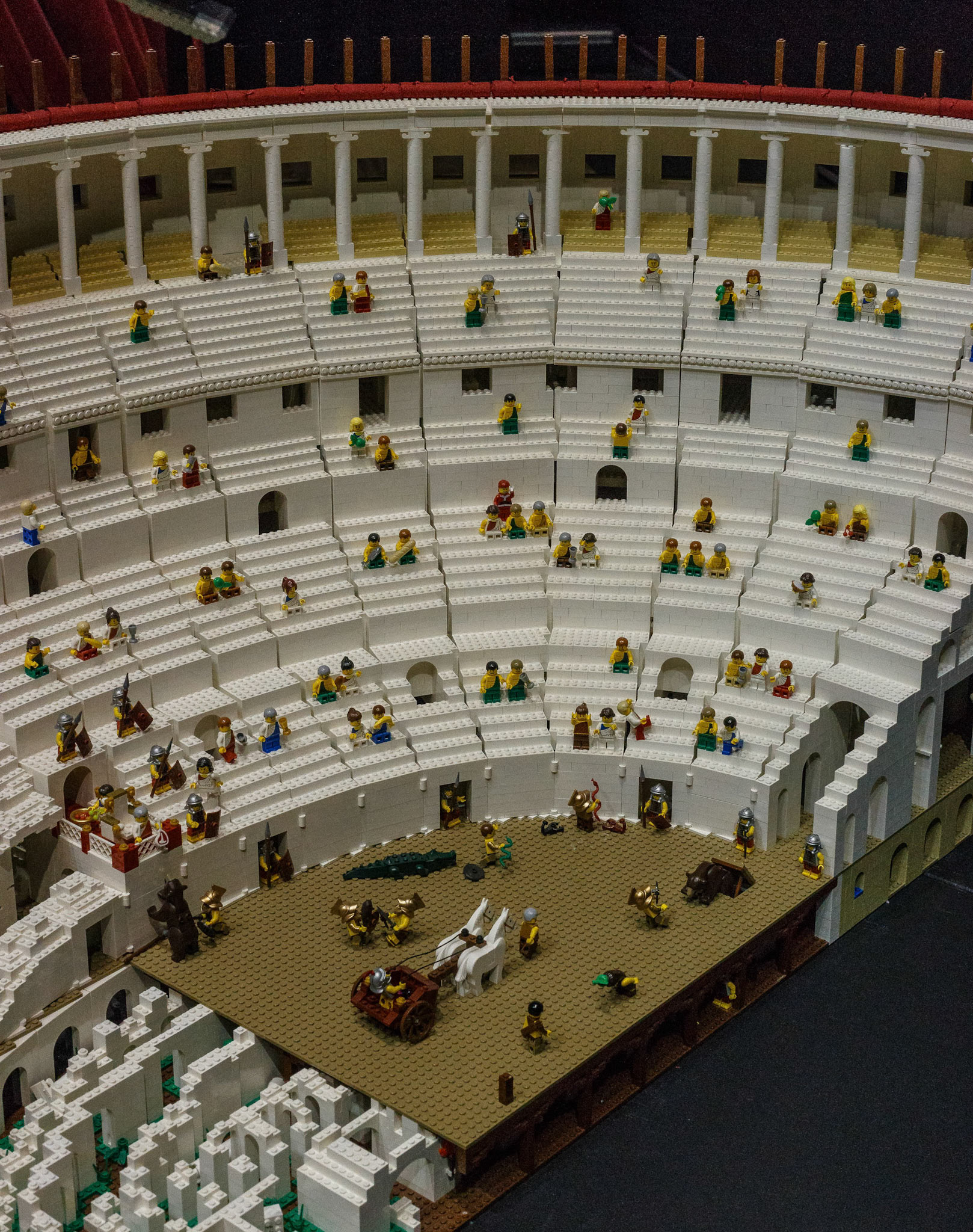 Colosseum Lego Creation at the Brickman Experience at the Gold Coast, Australia