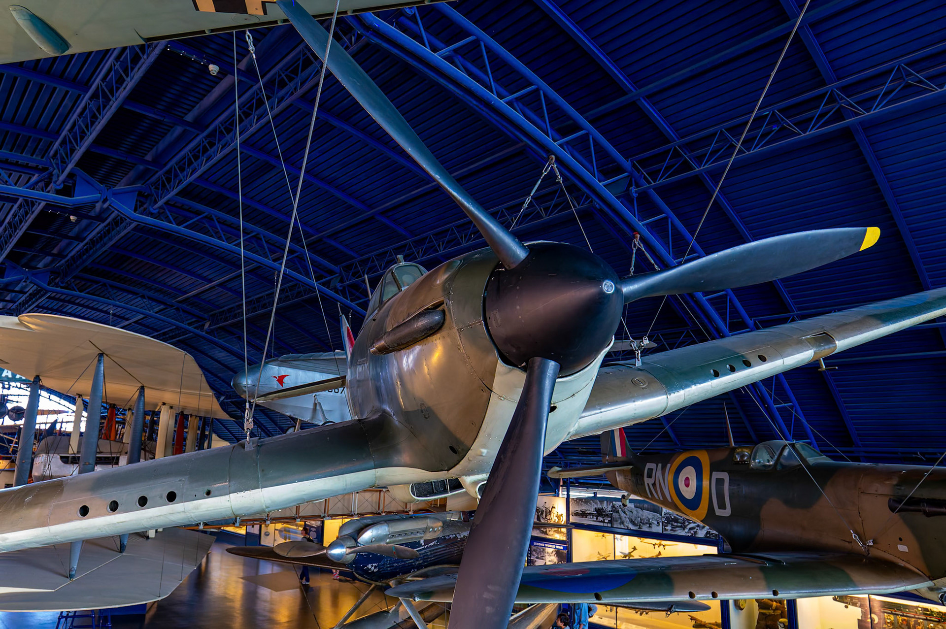 Hawker Hurricane I on display in the Science Museum, London