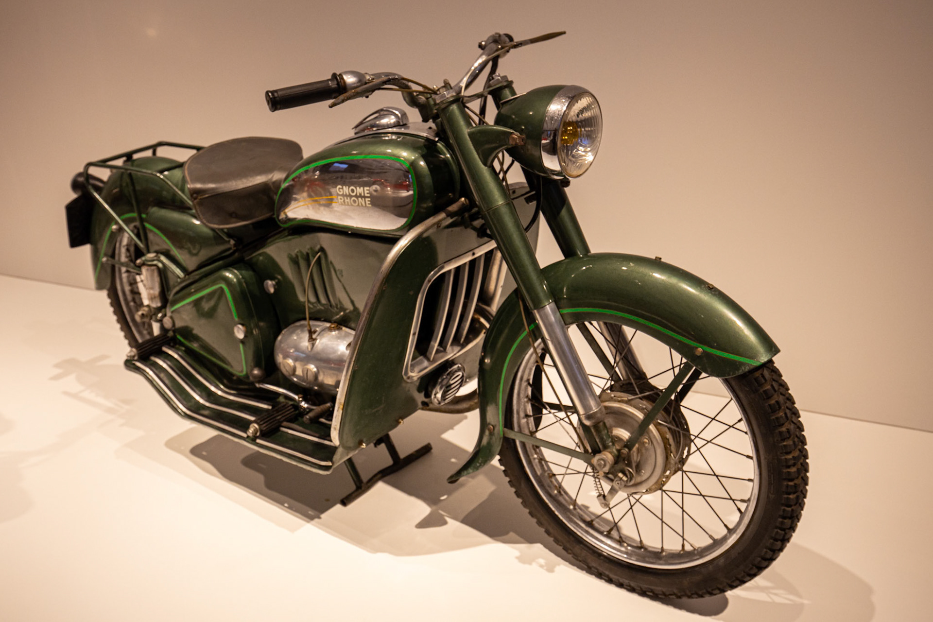 1954 Gnome et Rhone LC531 in the Exhibition The MotorCycle at GOMA in Brisbane, Australia
