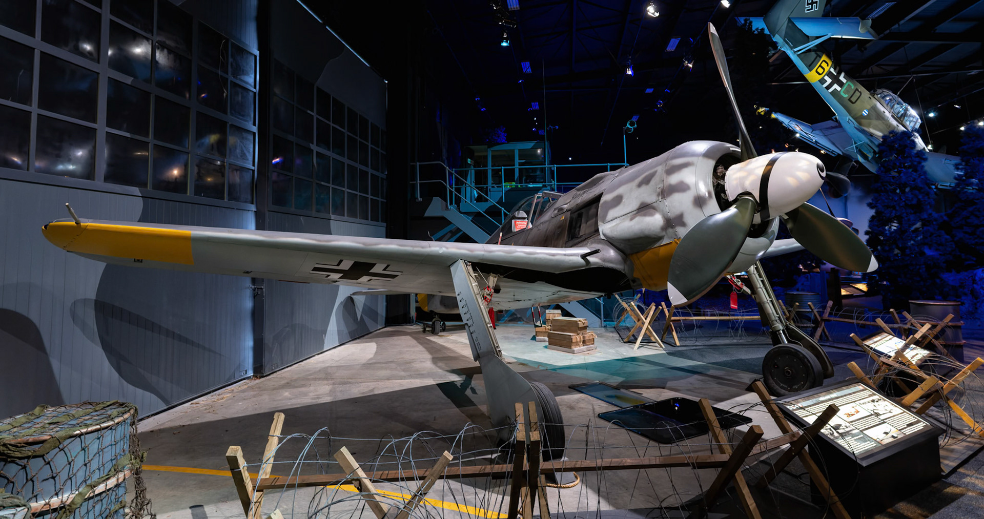 Focke-Wulf FW190 at Omaka Aviation Heritage Centre in Blenheim, New Zealand