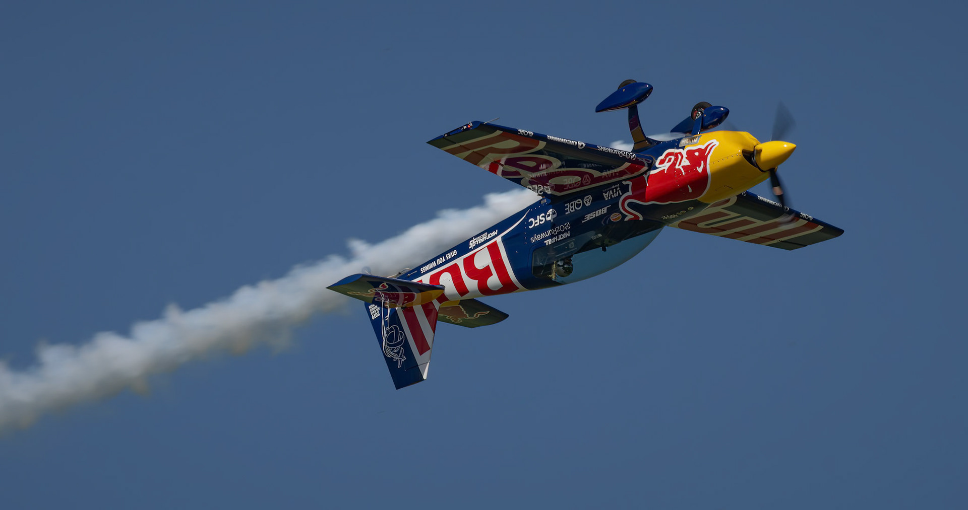 Emma McDonald in the Extra 300 from Matt Hall Racing on display at the Shellharbour Airport, during the Airshows Downunder Shellharbour, New South Wales, Australia.