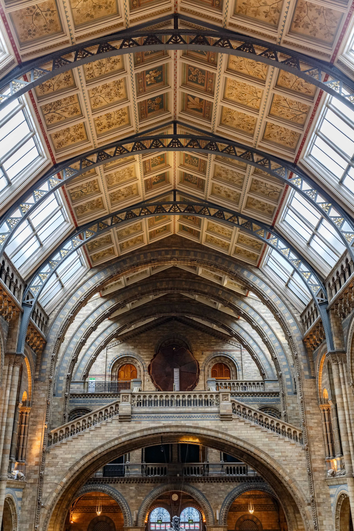 Inside the Natural History Museum in London, England