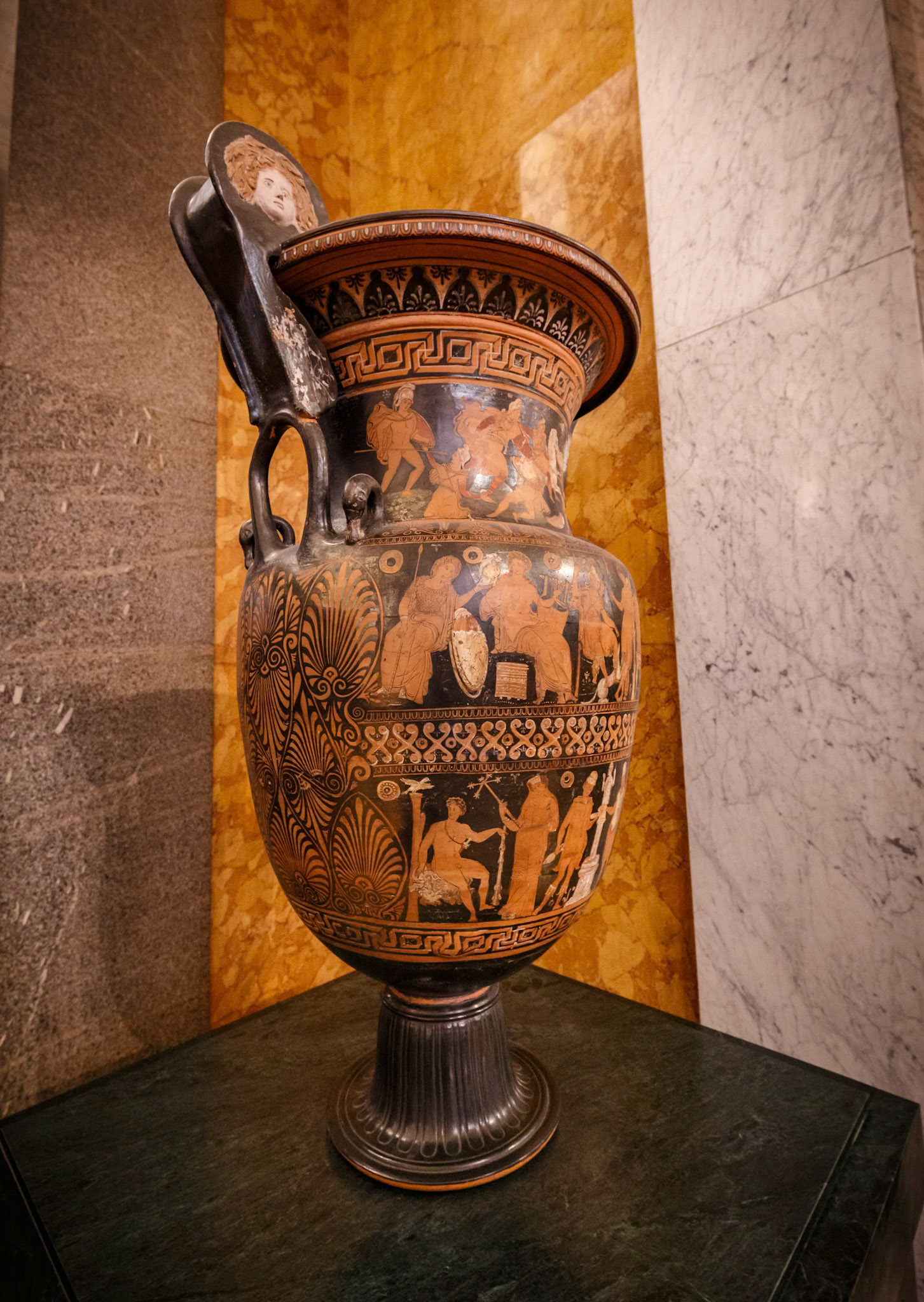 Vase at the British Museum in London, England