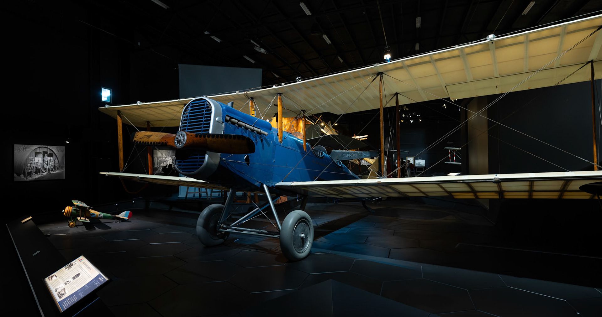 Airco De Havilland DH-4 at Omaka Aviation Heritage Centre in Blenheim, New Zealand