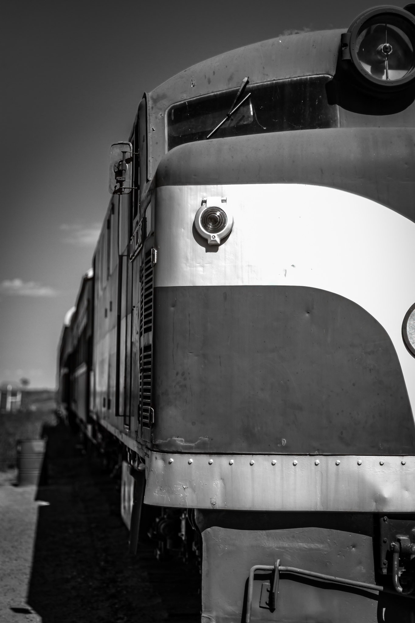 Old locomotive at the Old Ghan Museum, Alice Springs in Northern Territory, Australia