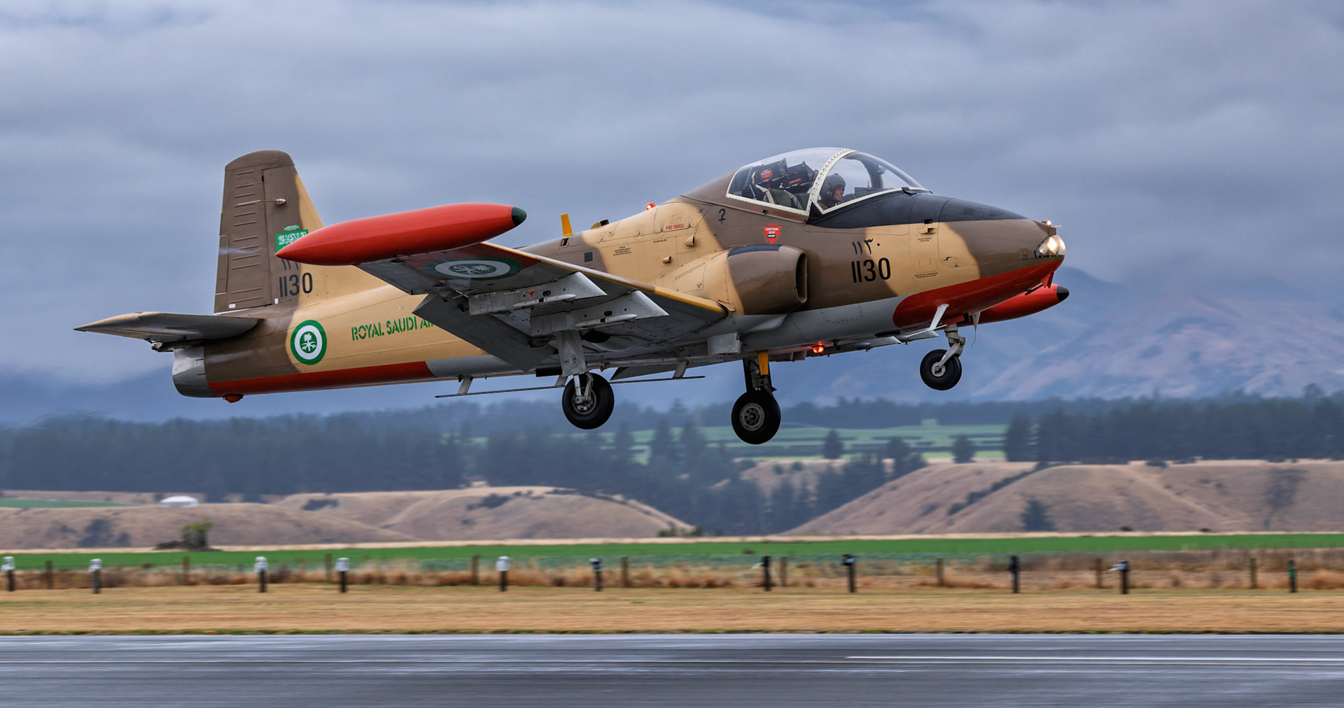 BAC 167 Strikemaster Mk.80A (RSAF) [ZK-VPR] on display at Warbirds over Wanaka, New Zealand