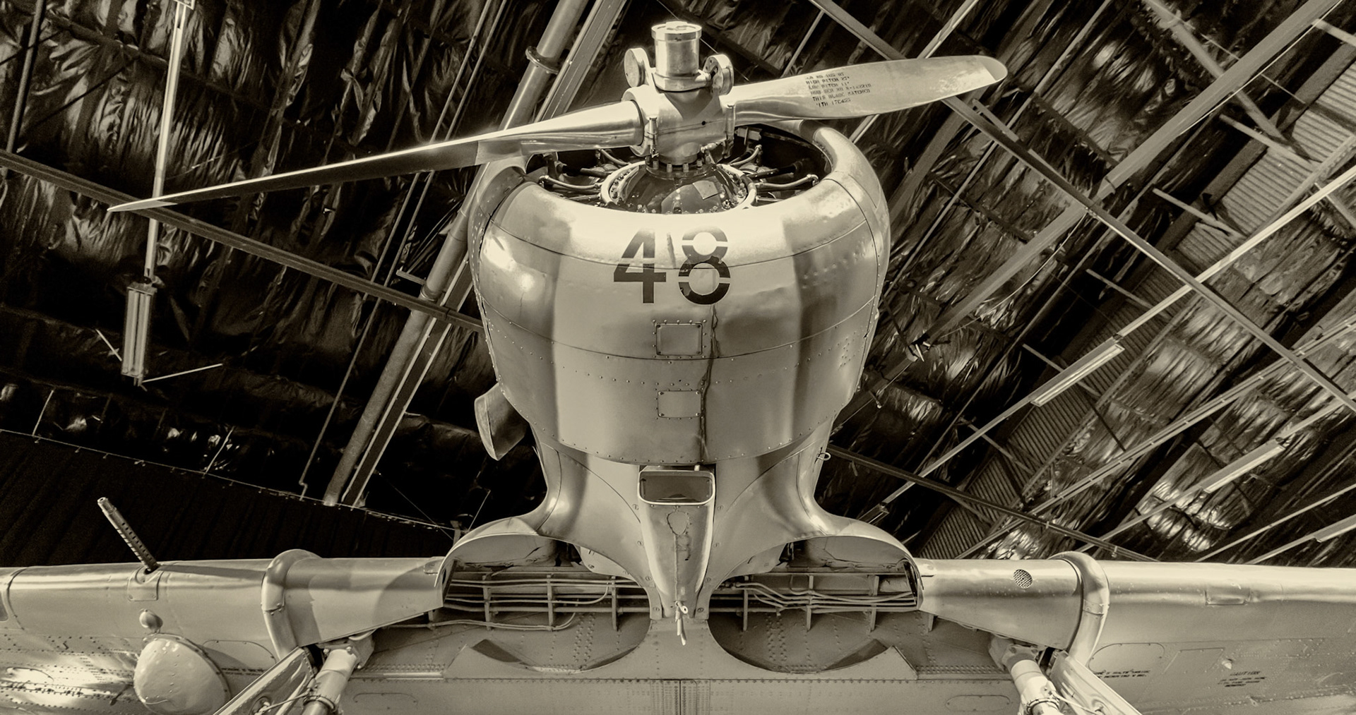 North American T-6 Harvard on display at the Air Force Museum of New Zealand in Christchurch, New Zealand.