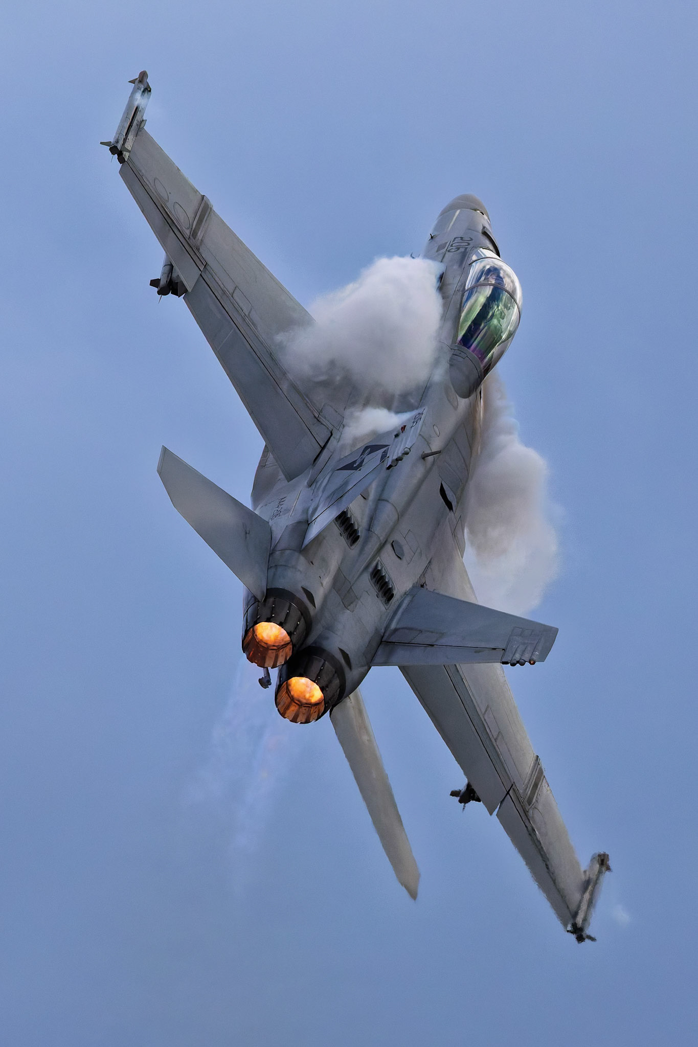 RAAF FA-18F Super Hornet on display at the Avalon Airshow in Victoria, Australia
