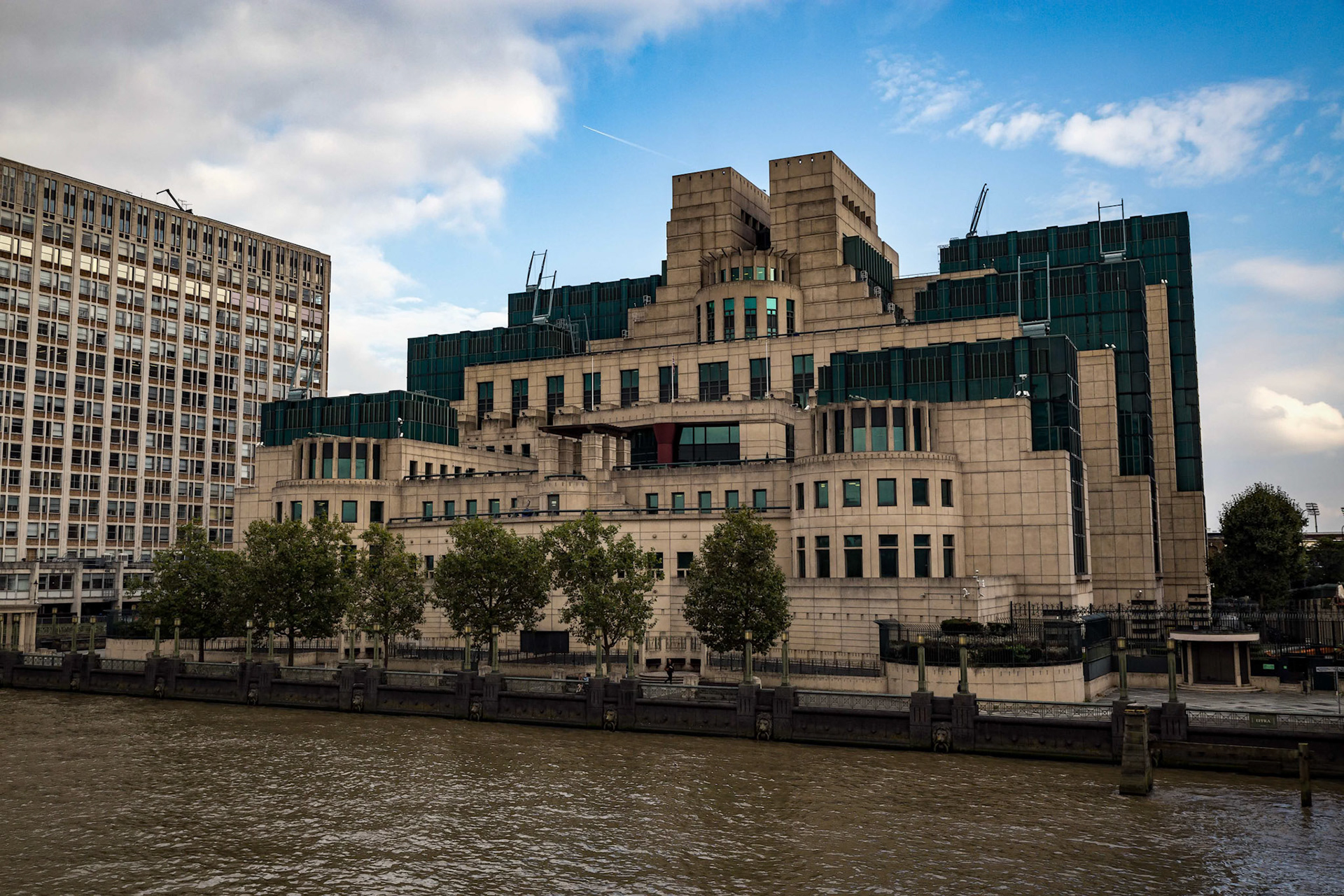 MI6 Building in London, England