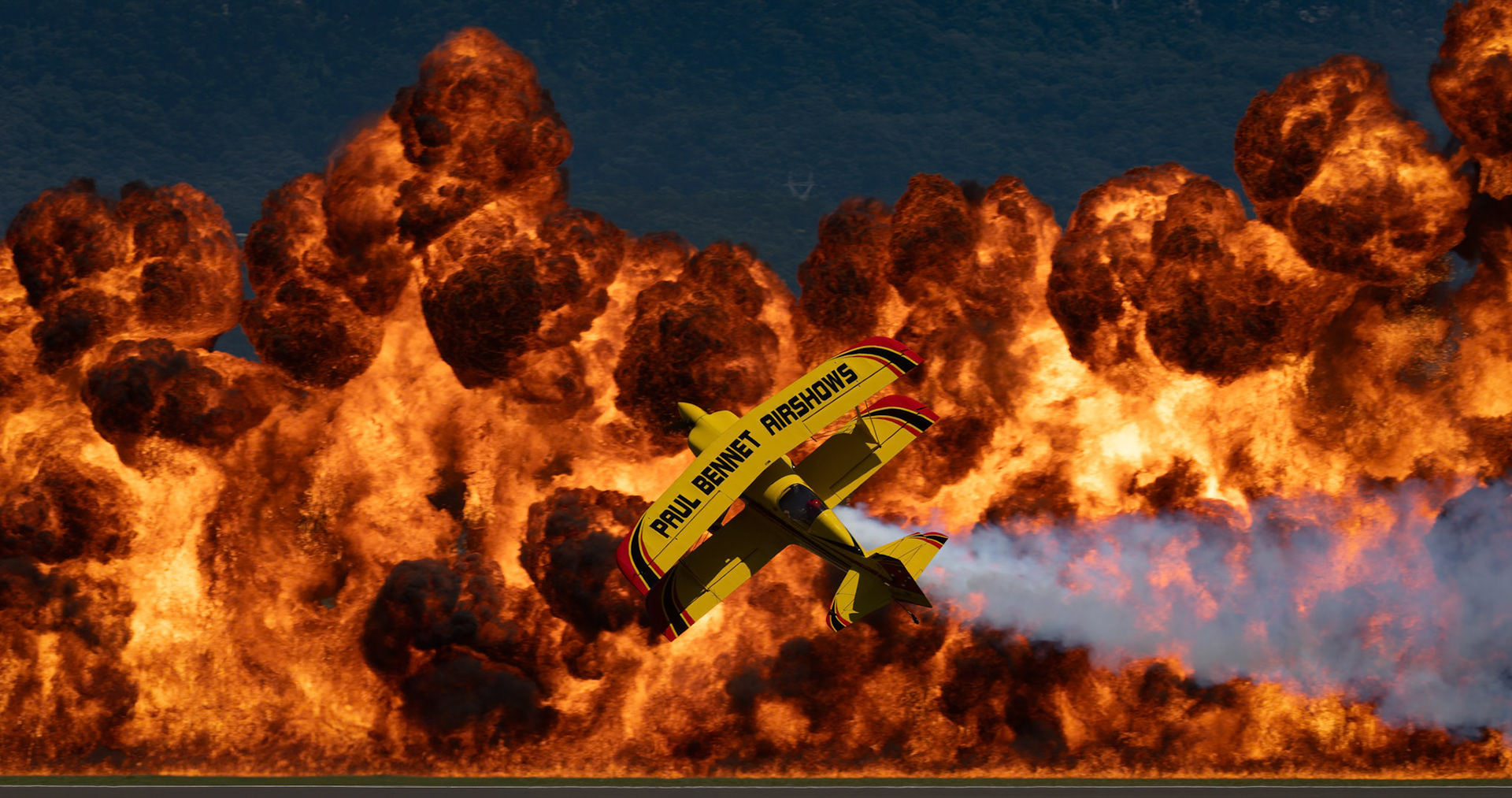 Paul Bennet flying the Wolf Pitts Pro from Paul Bennet Airshows on display at the Shellharbour Airport, during the Airshows Downunder Shellharbour, New South Wales, Australia.