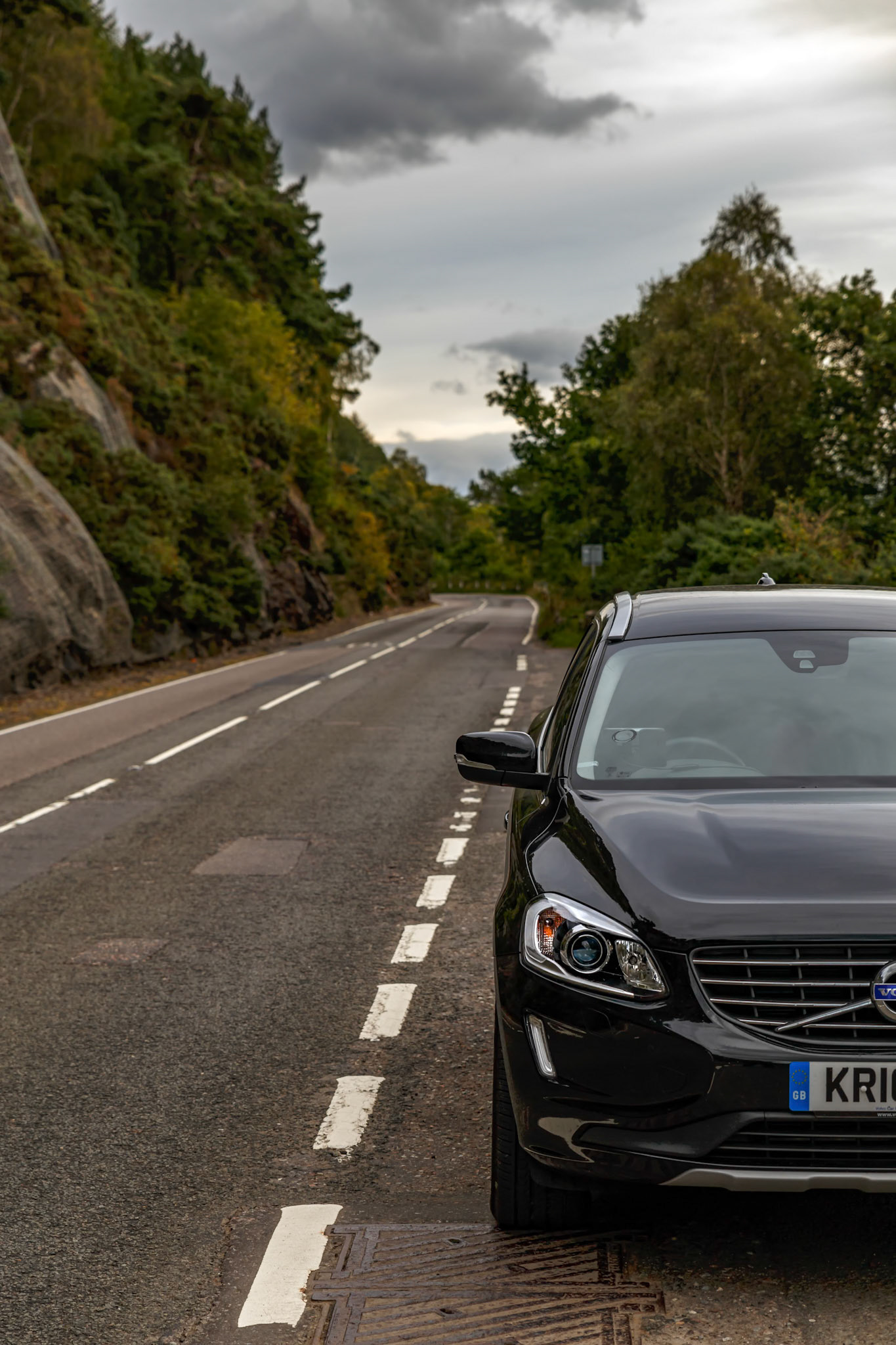 A Stop on the side of the road at Loch Ness, Scotland