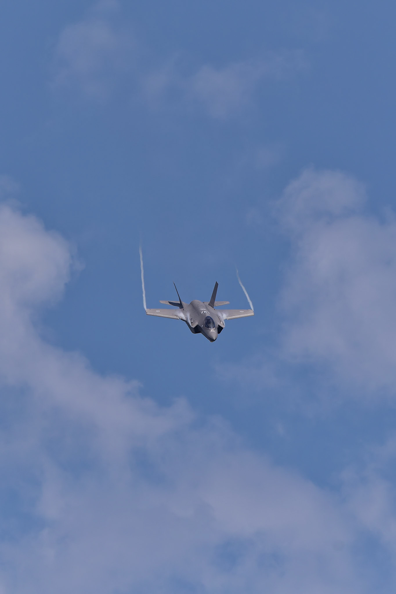 Royal Australian Air Force Lockheed Martin F-35A Lightning II [A35-052] on display at the Richmond Airshow in New South Wales, Australia