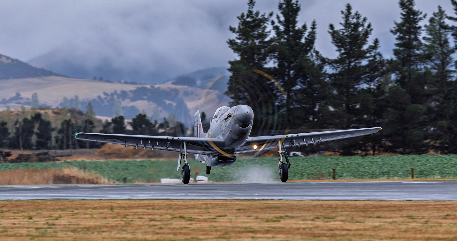 North American P-51D Mustang [ZK-BHT] on display at Warbirds over Wanaka, New Zealand