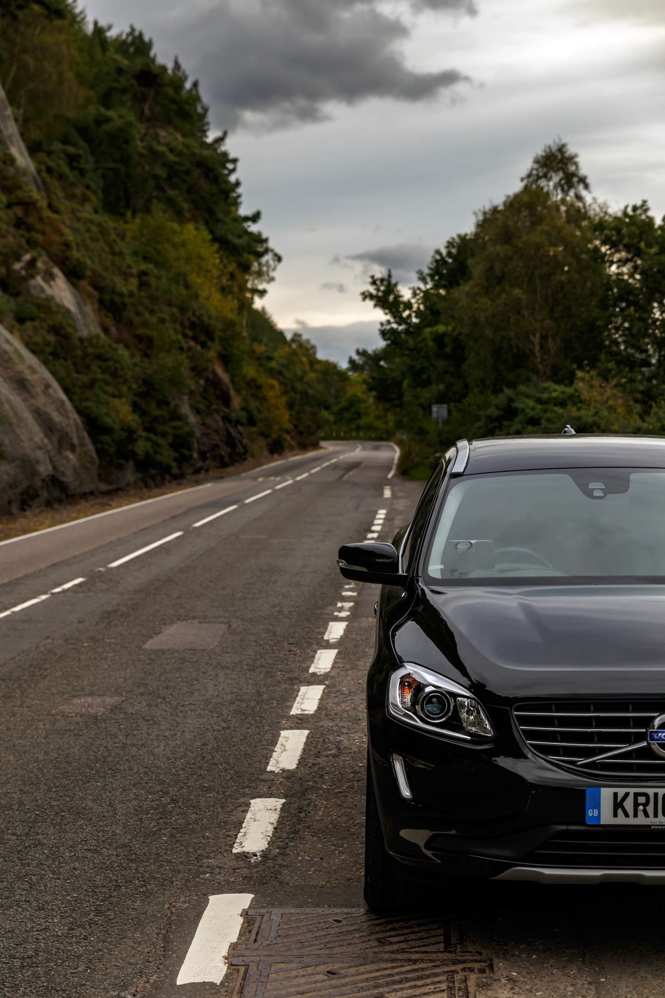 A Stop on the side of the road at Loch Ness, Scotland