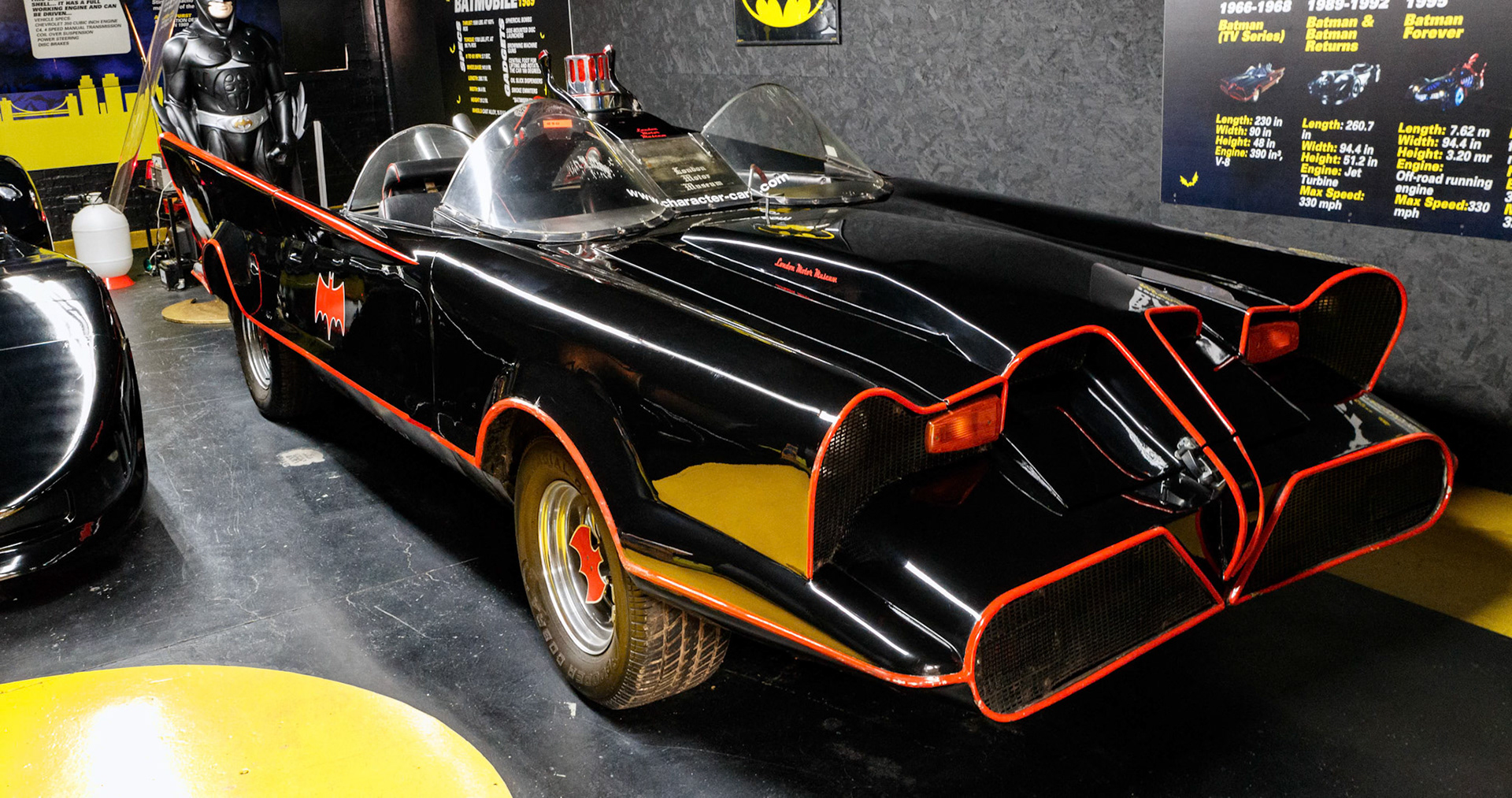 Batmobile at the London Motor Museum, England