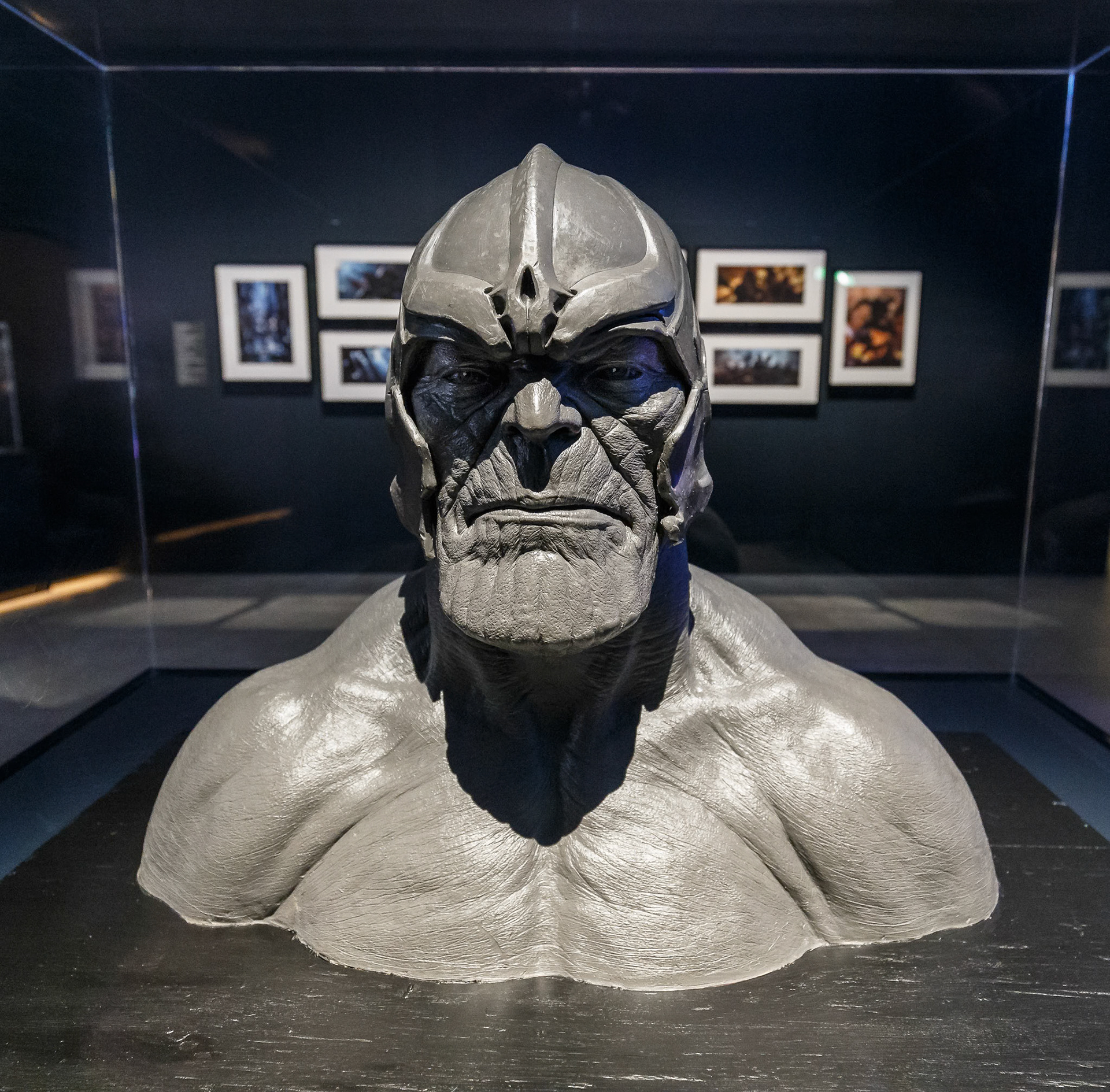 Thanos Prop display at GOMA for the Marvel Exhibition, Brisbane