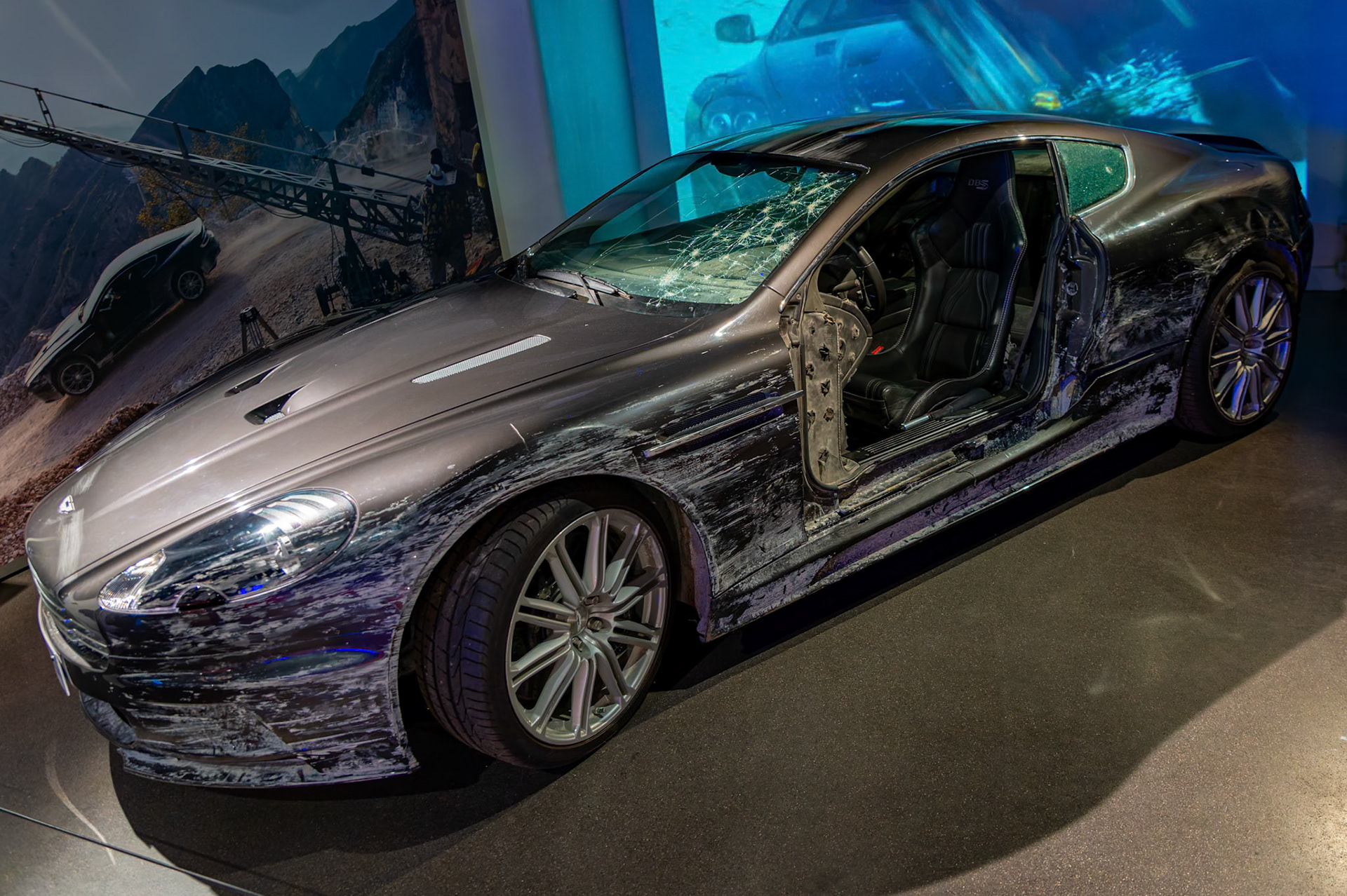 Aston Martin DBS from "Quantum of Solace", Bond in Motion in London, England