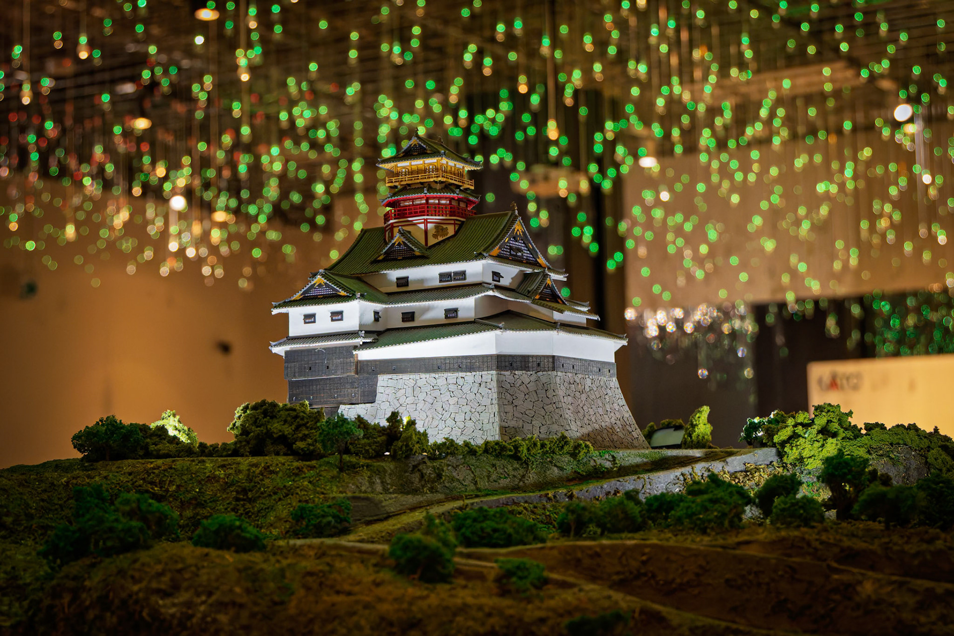 Miniature display at Small Worlds Miniature Museum in Tokyo, Japan