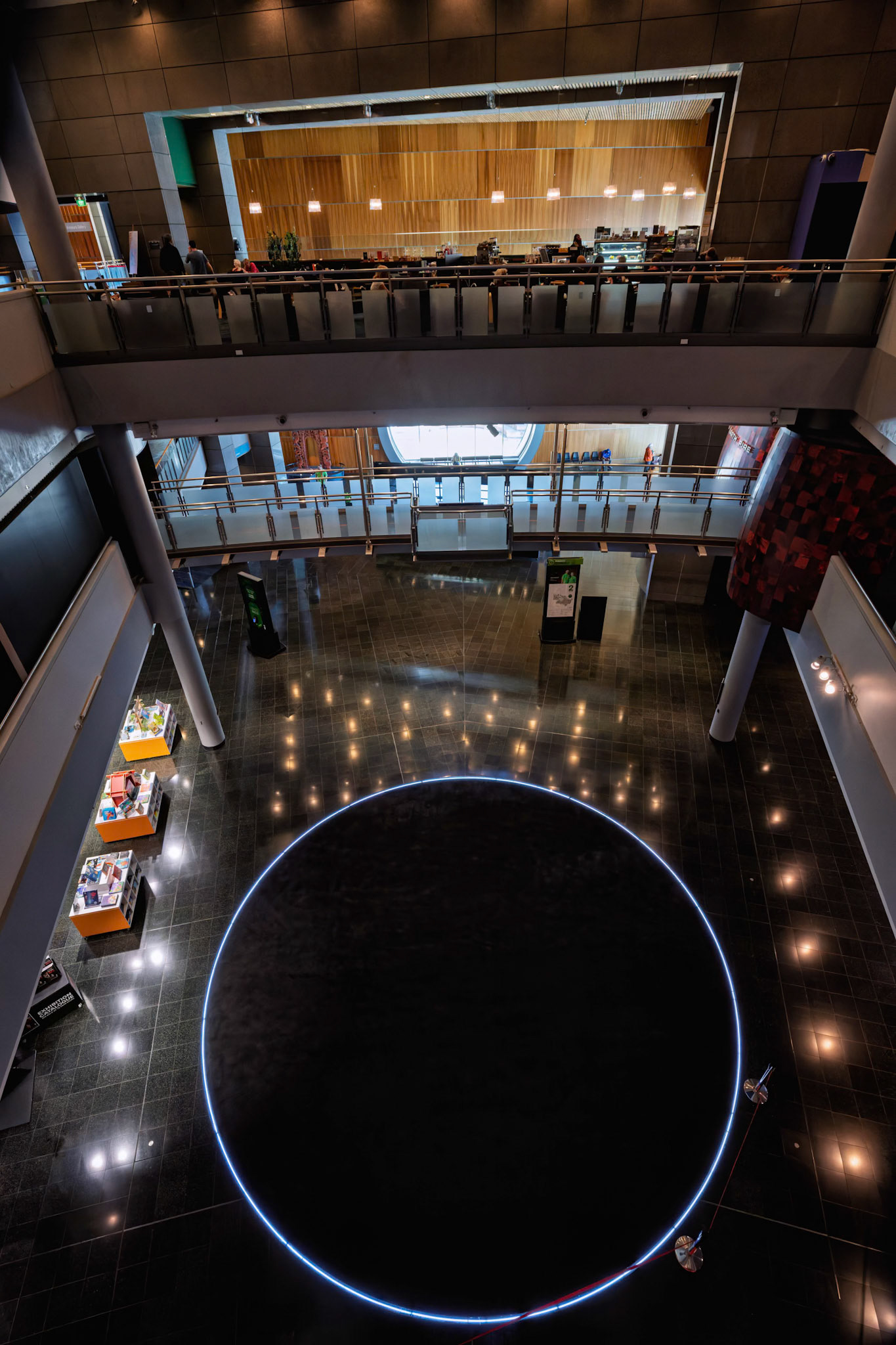 Inside the Museum of New Zealand Te Papa Tongarewa in Wellington, New Zealand
