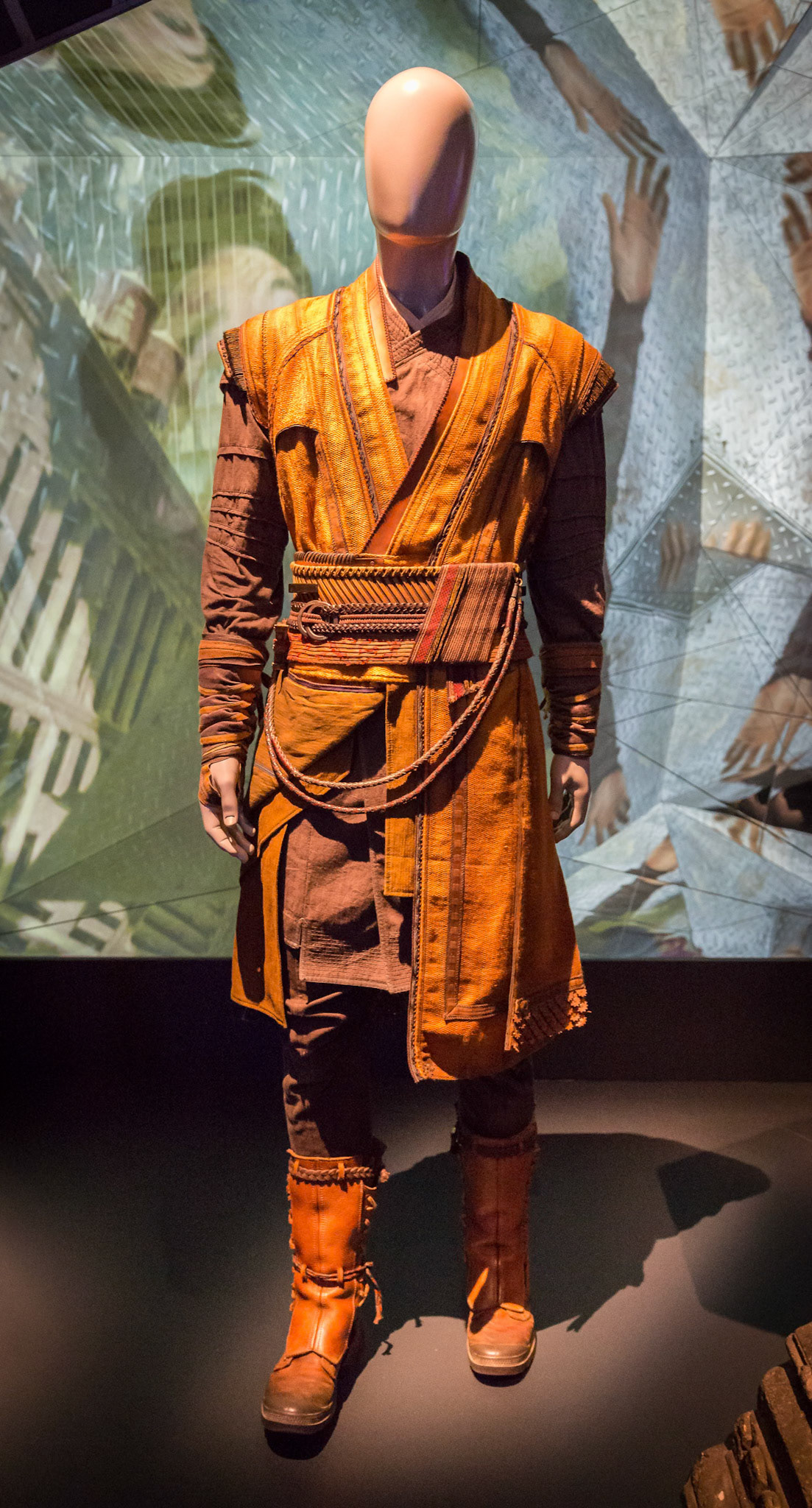 Kaecilius custome display at GOMA for the Marvel Exhibition, Brisbane
