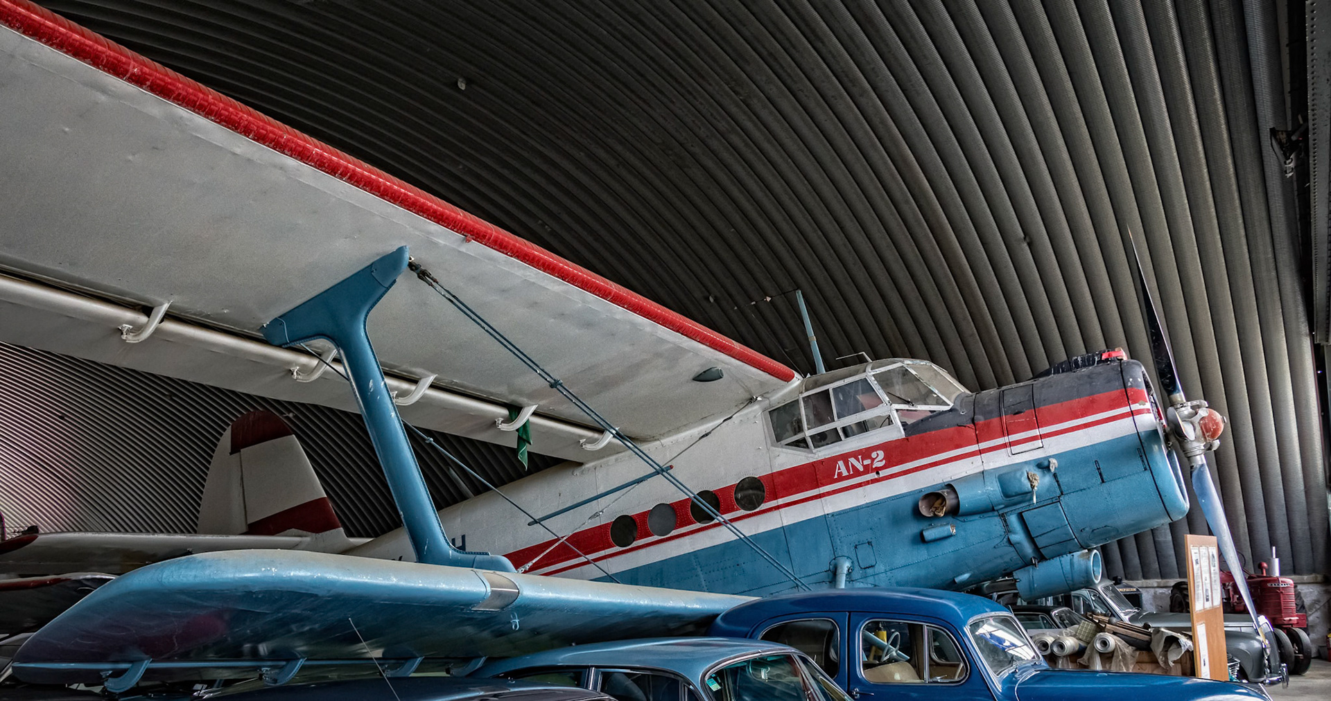 An AN-2 on display at National Toy and Transport Museum in Wanaka, New Zealand