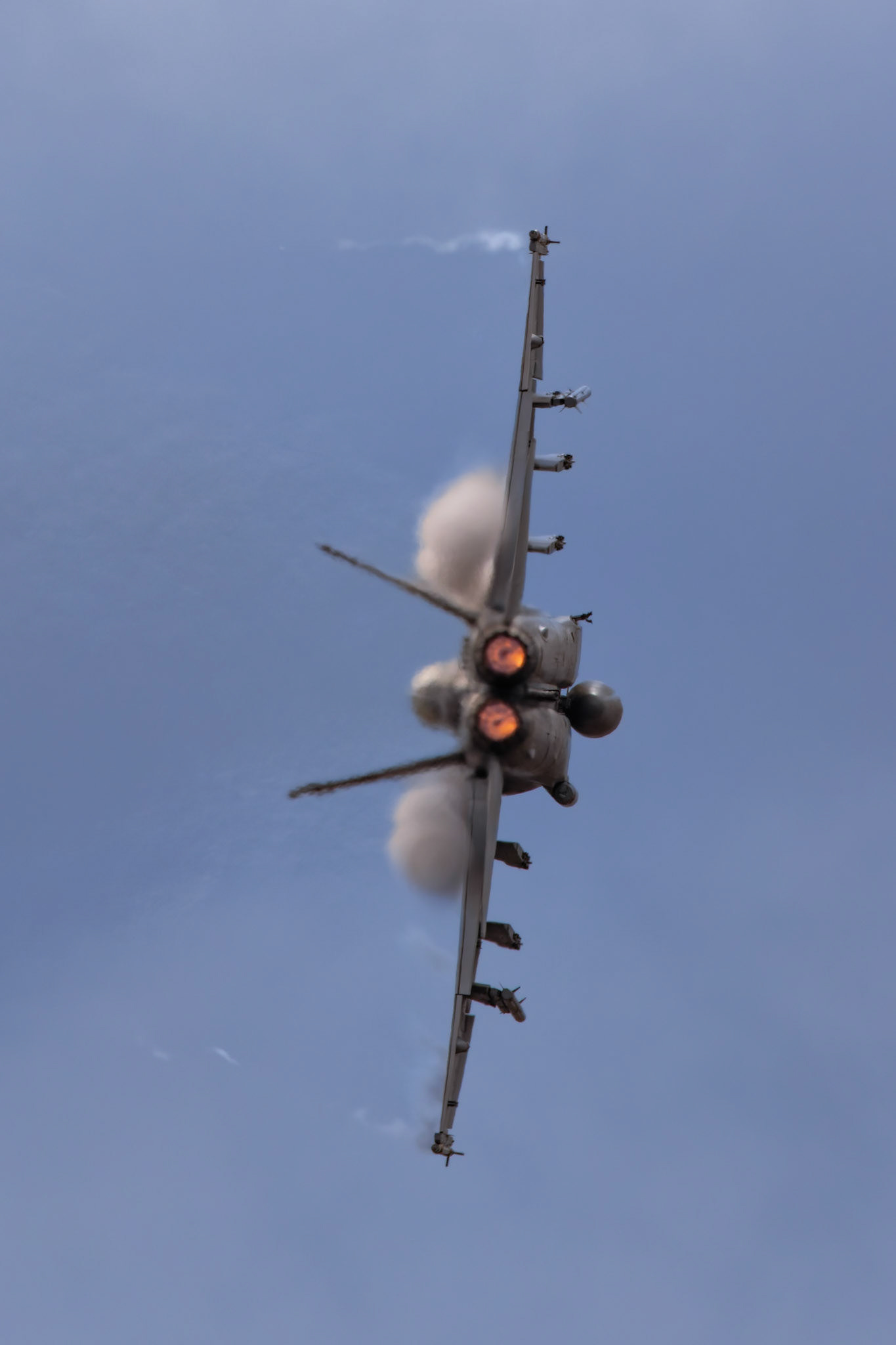 RAAF FA-18F Super Hornet on display at the Avalon Airshow in Victoria, Australia